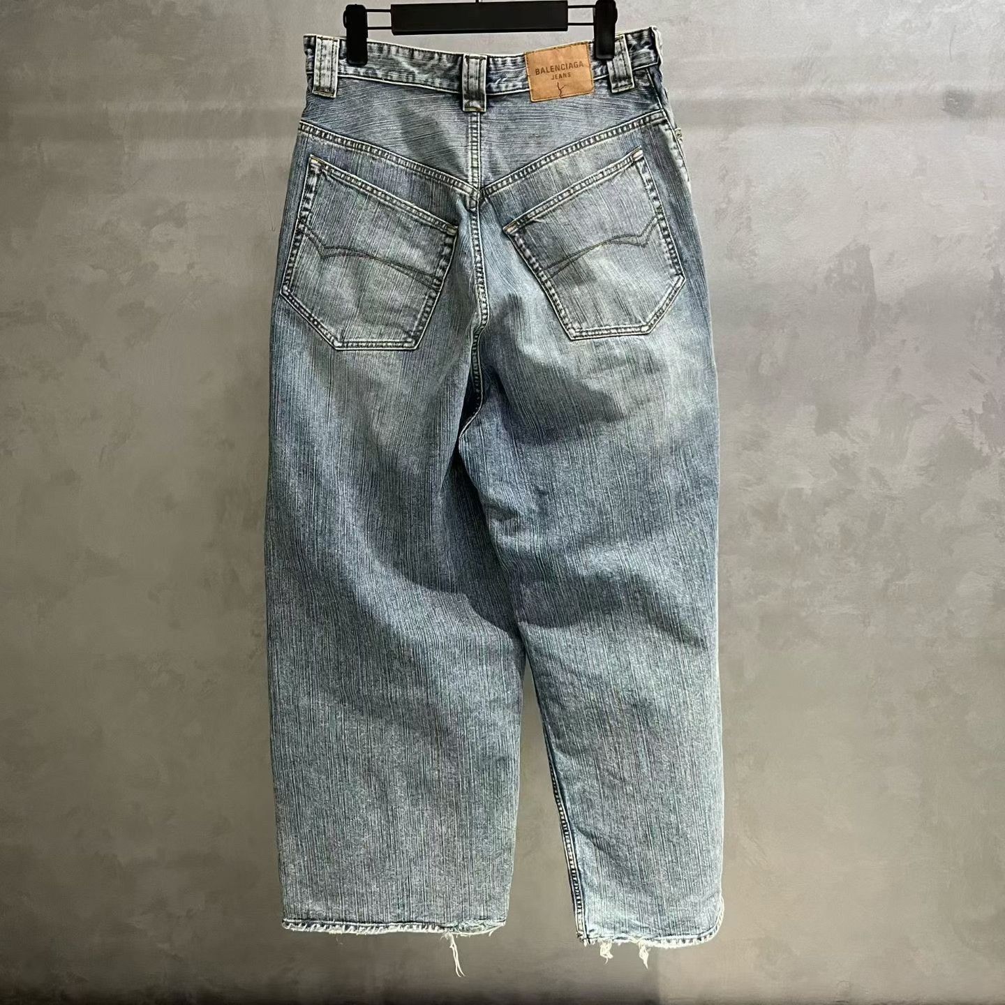 Balenciaga Balenciaga Denim Embroidered Blue Denim Jeans 30 Men Size US 30 / EU 46 - 2 Thumbnail
