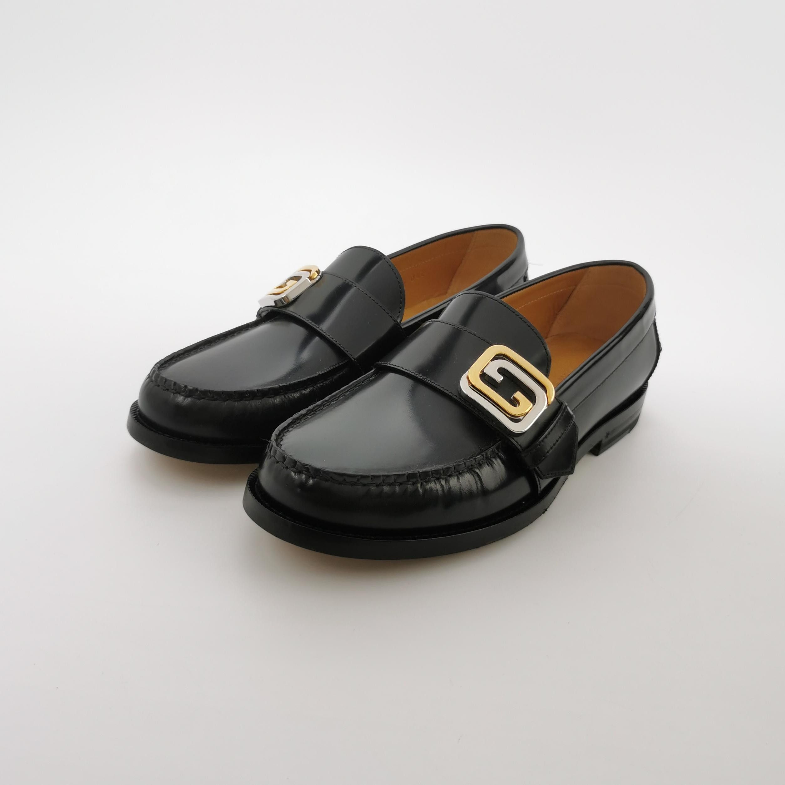 Gucci Gucci Interlocking G Leather Loafers 40.5 Size US 10.5 / IT 40.5 - 3 Thumbnail