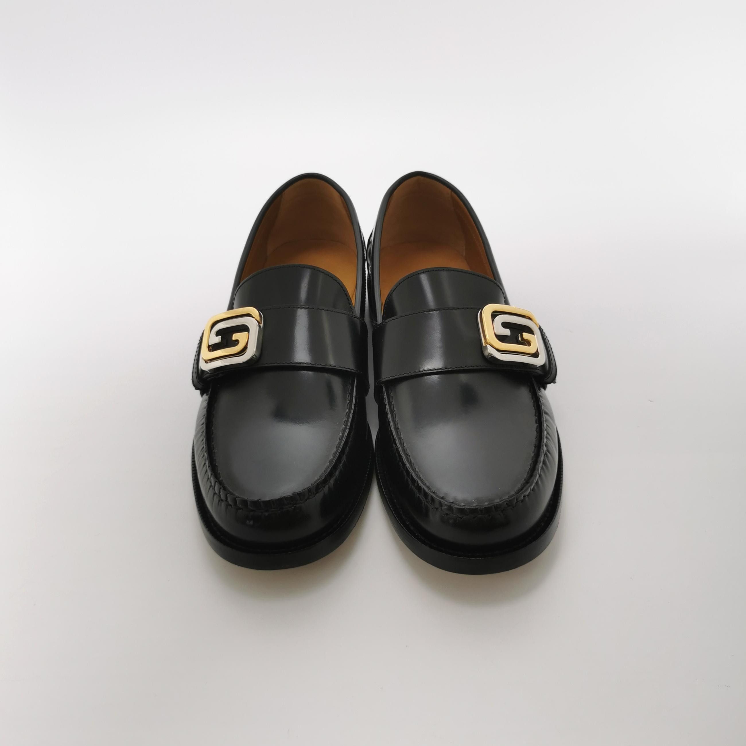Gucci Gucci Interlocking G Leather Loafers 40.5 Size US 10.5 / IT 40.5 - 4 Thumbnail