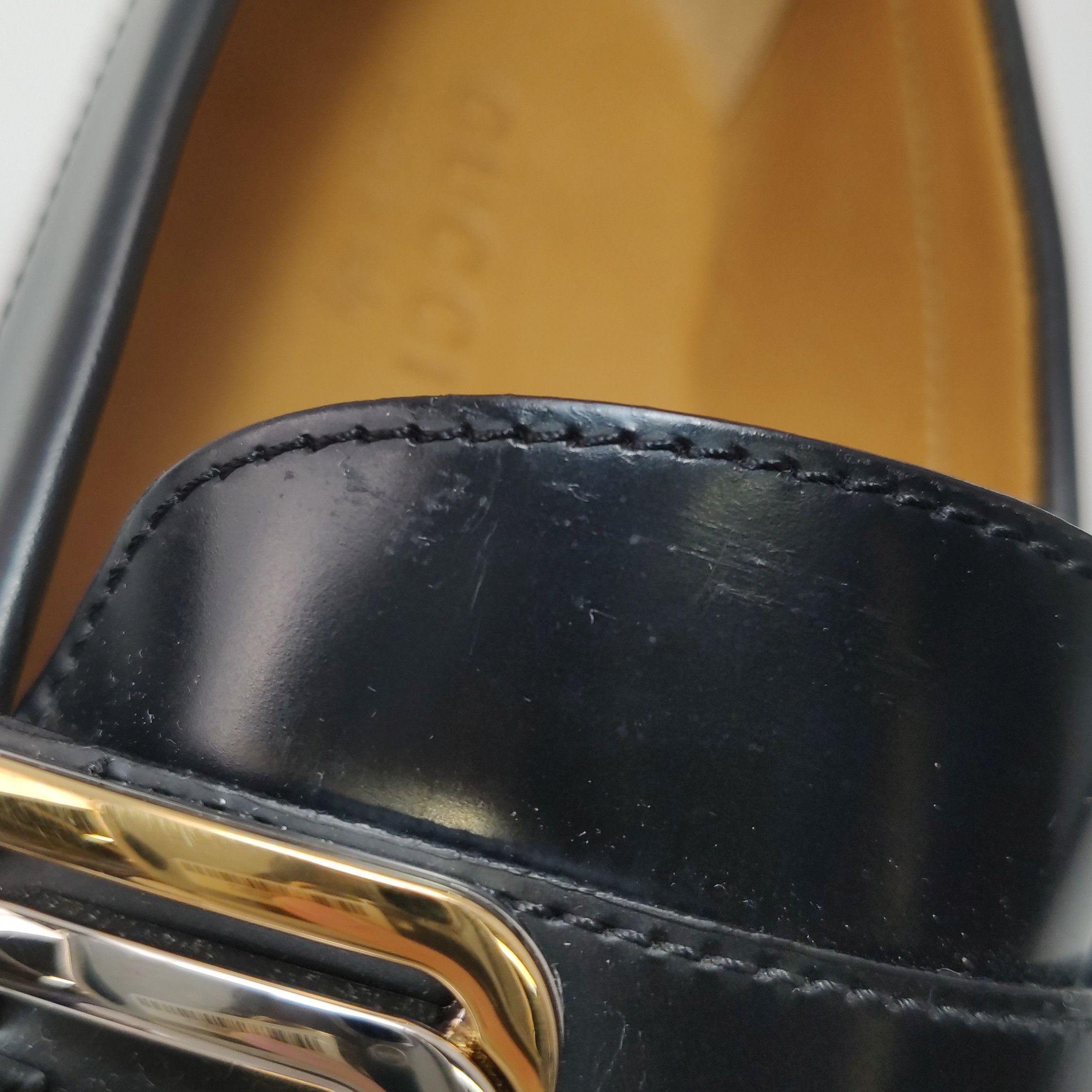 Gucci Gucci Interlocking G Leather Loafers 40.5 Size US 10.5 / IT 40.5 - 9 Thumbnail