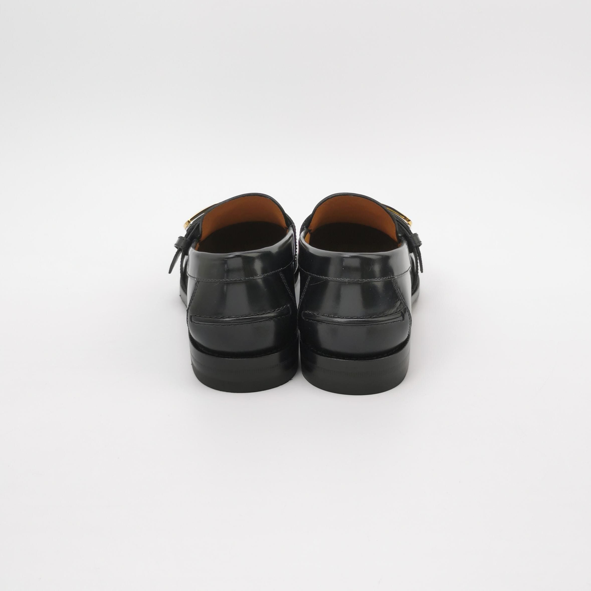 Gucci Gucci Interlocking G Leather Loafers 40.5 Size US 10.5 / IT 40.5 - 5 Thumbnail