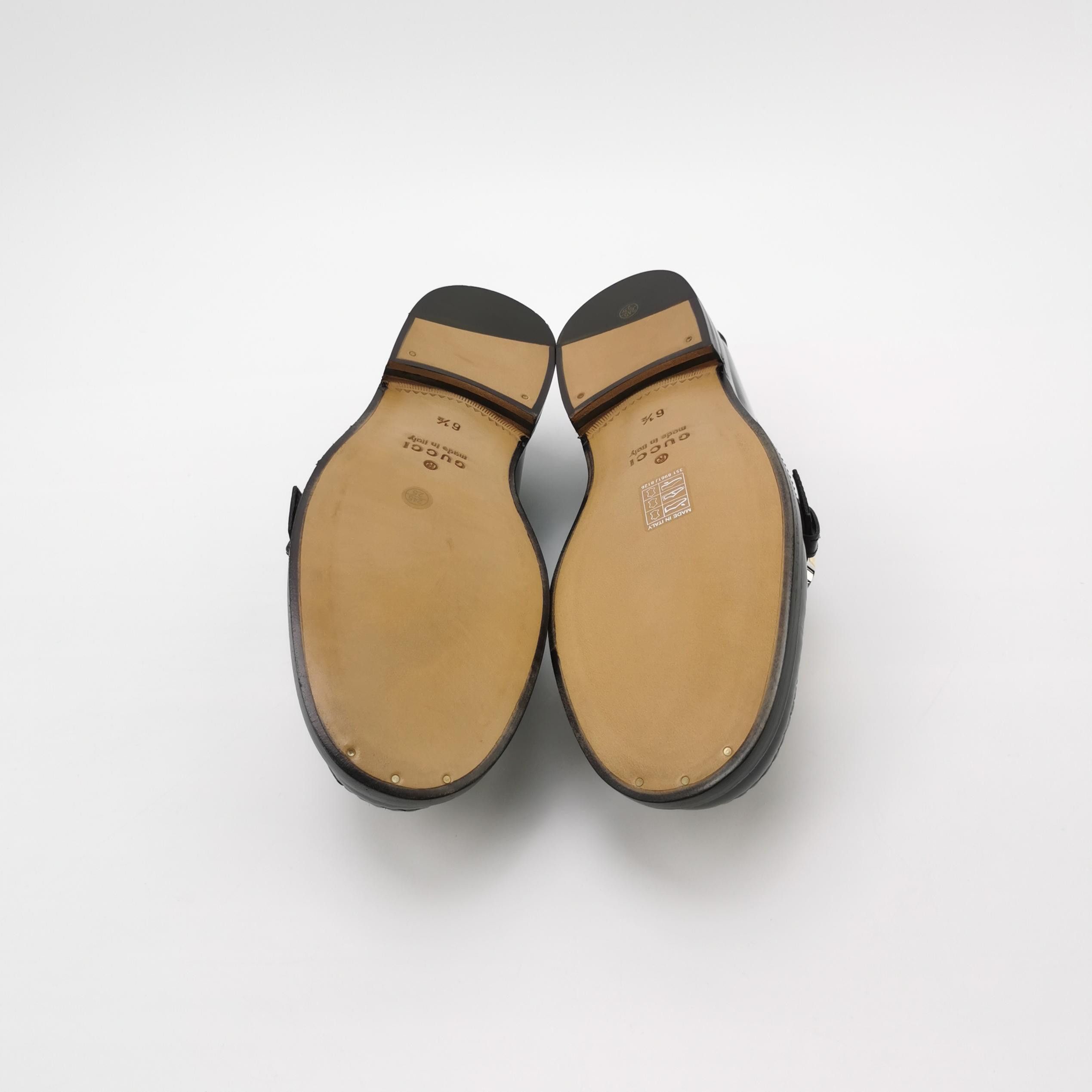 Gucci Gucci Interlocking G Leather Loafers 40.5 Size US 10.5 / IT 40.5 - 6 Thumbnail