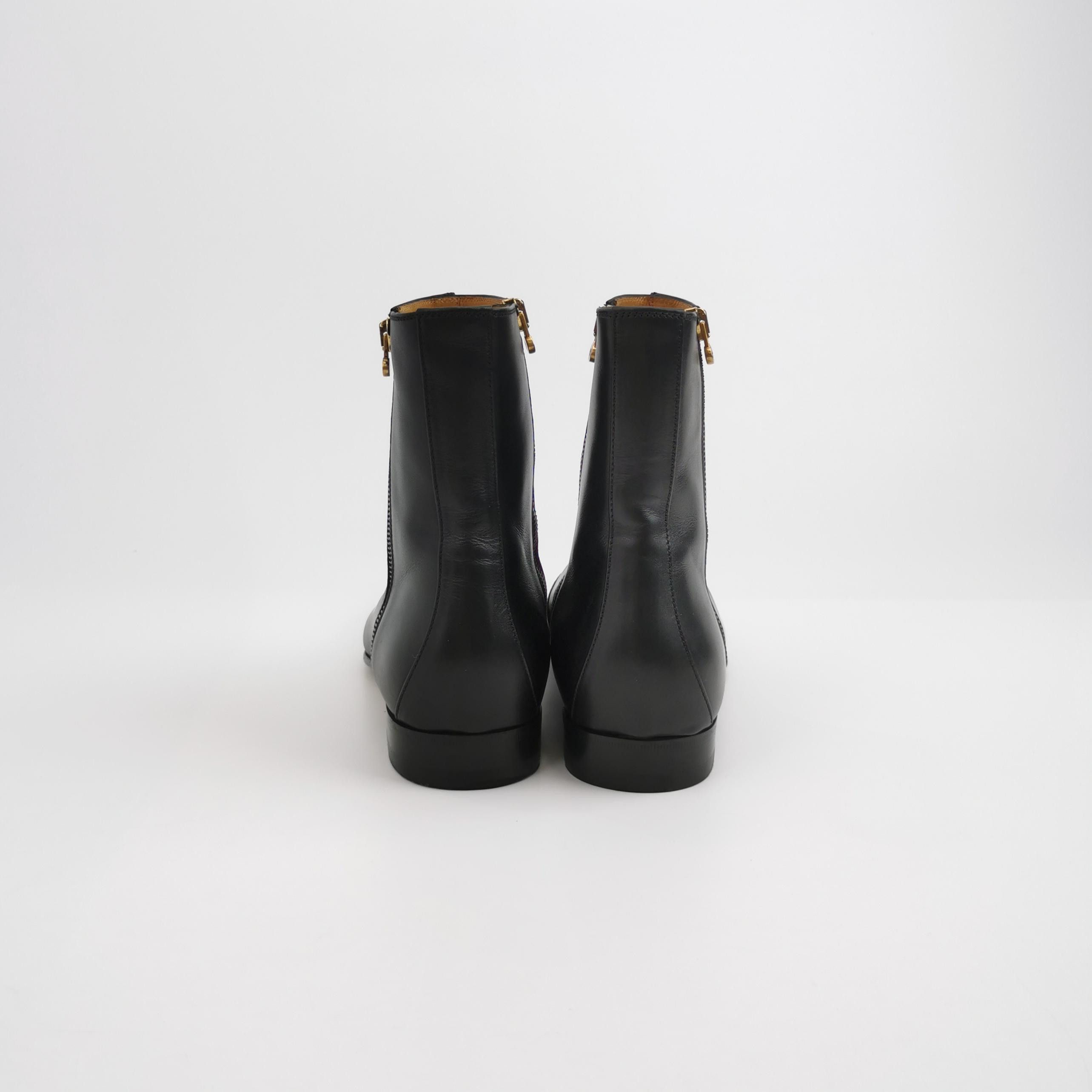 Gucci Gucci Logo Zipper Leather Boots 39 Size US 6 / EU 39 - 5 Thumbnail