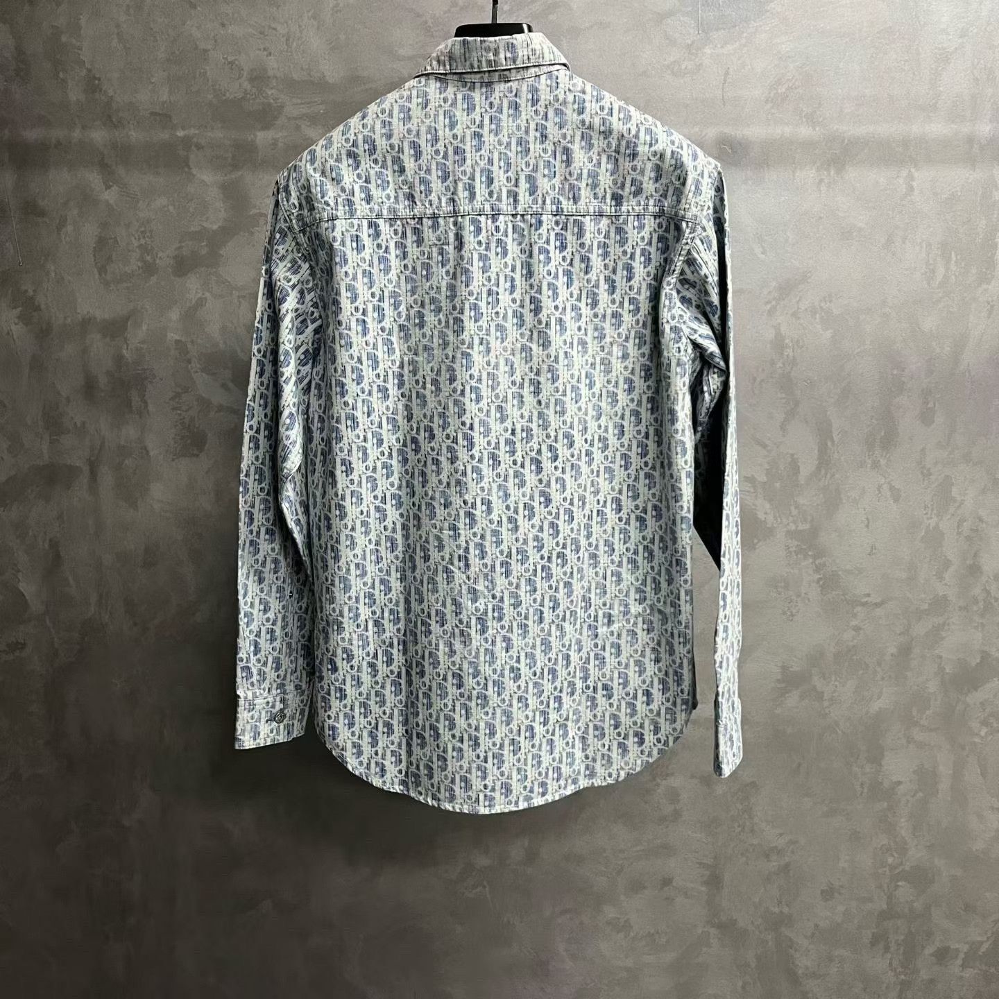 Dior Dior Printed Blue Shirt S Men Size S / US 4 / IT 40 - 2 Thumbnail