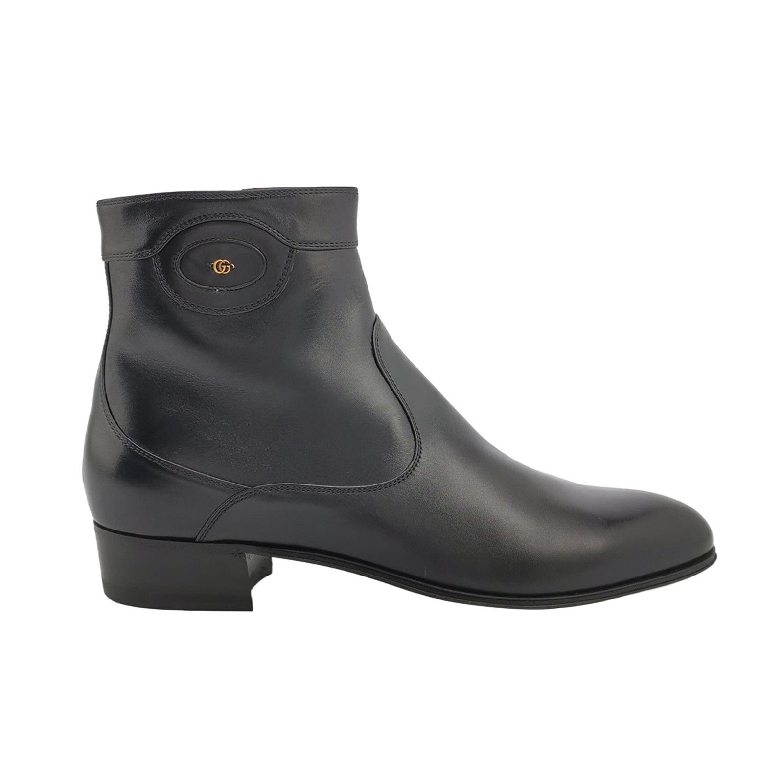 Gucci Gucci GG Logo Leather Side-Zip Boots 40 Size US 7 / EU 40 - 2 Thumbnail