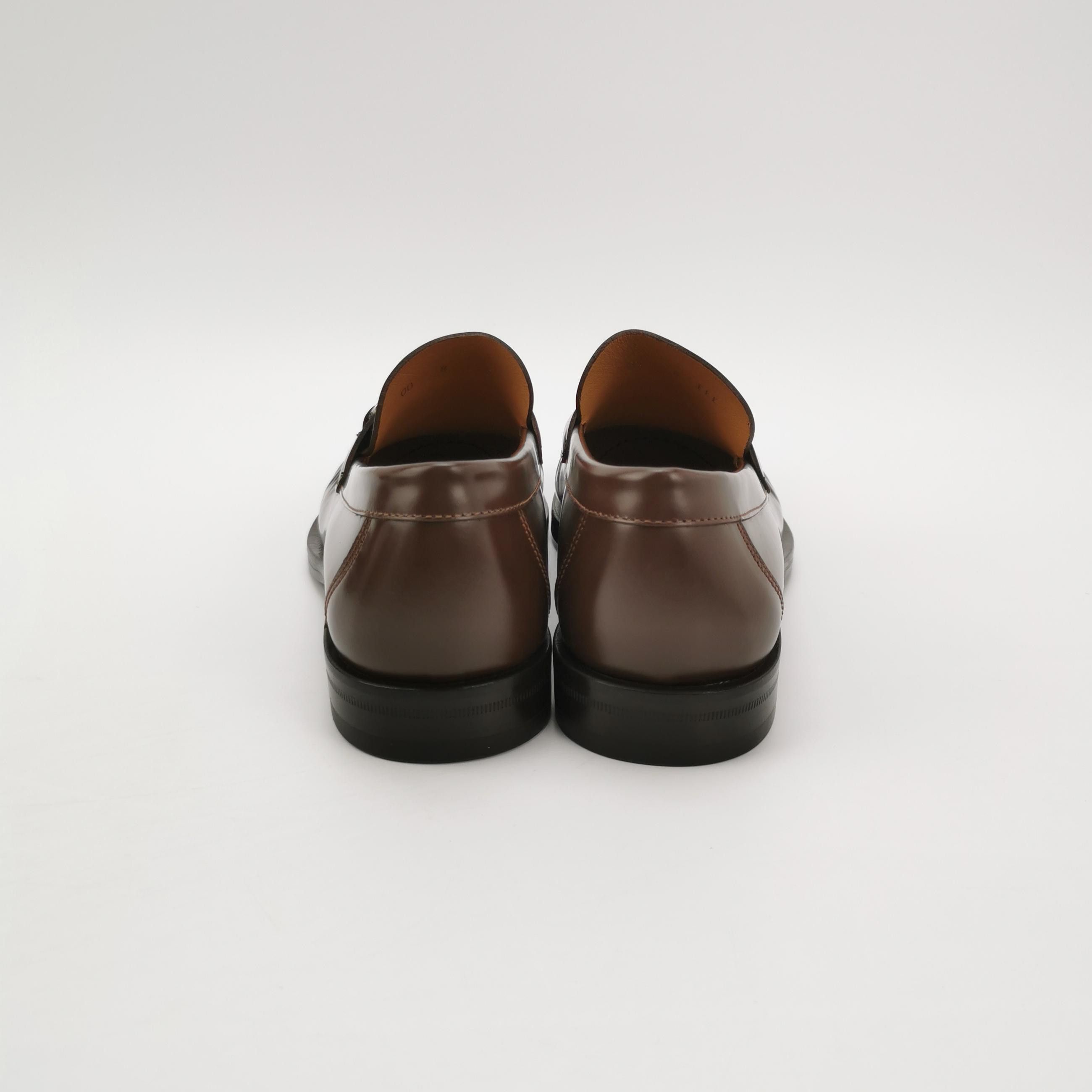 Salvatore Ferragamo Salvatore Ferragamo Gancini Leather Loafers US 8 Size US 9 / EU 42 - 5 Thumbnail