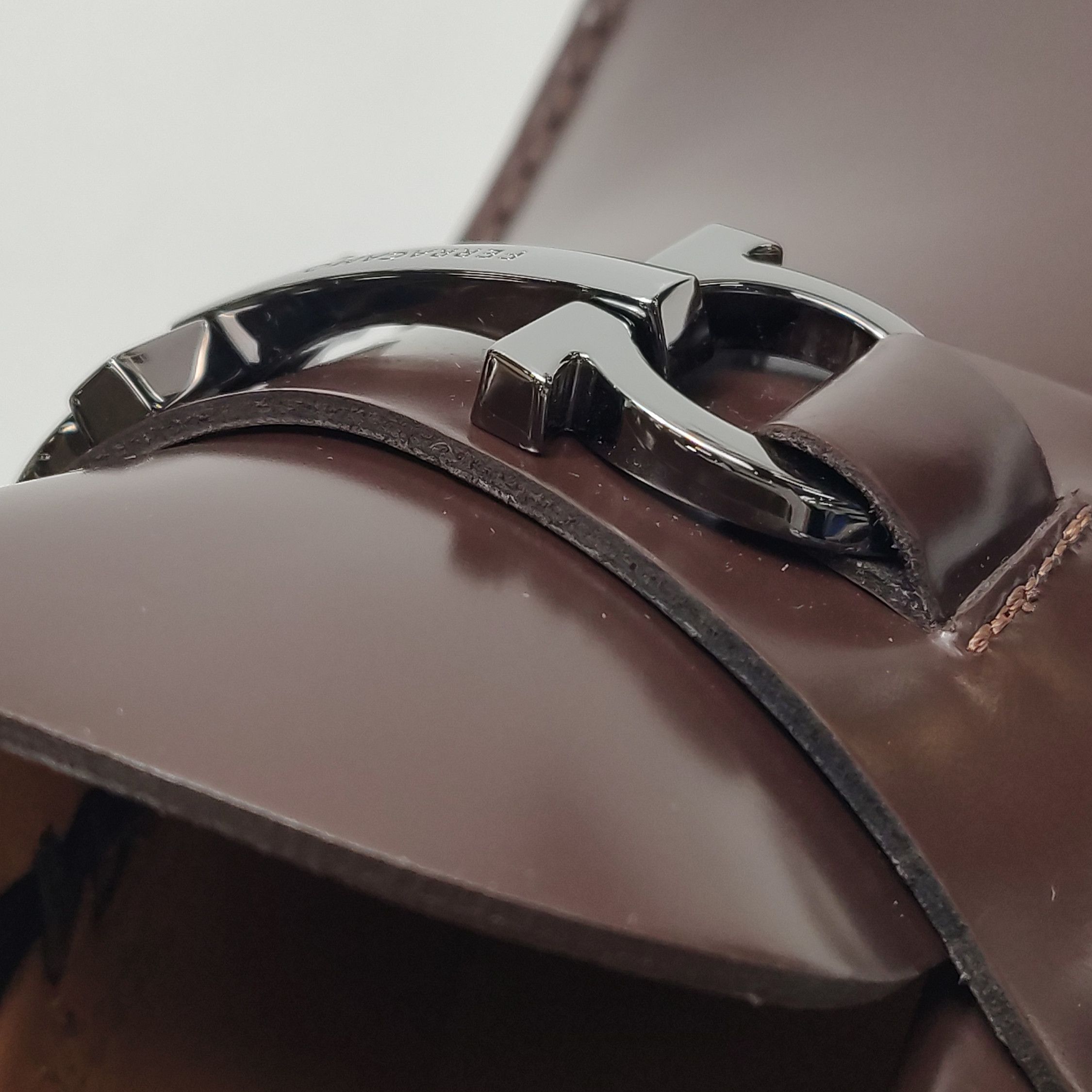 Salvatore Ferragamo Salvatore Ferragamo Gancini Leather Loafers US 8 Size US 9 / EU 42 - 8 Thumbnail