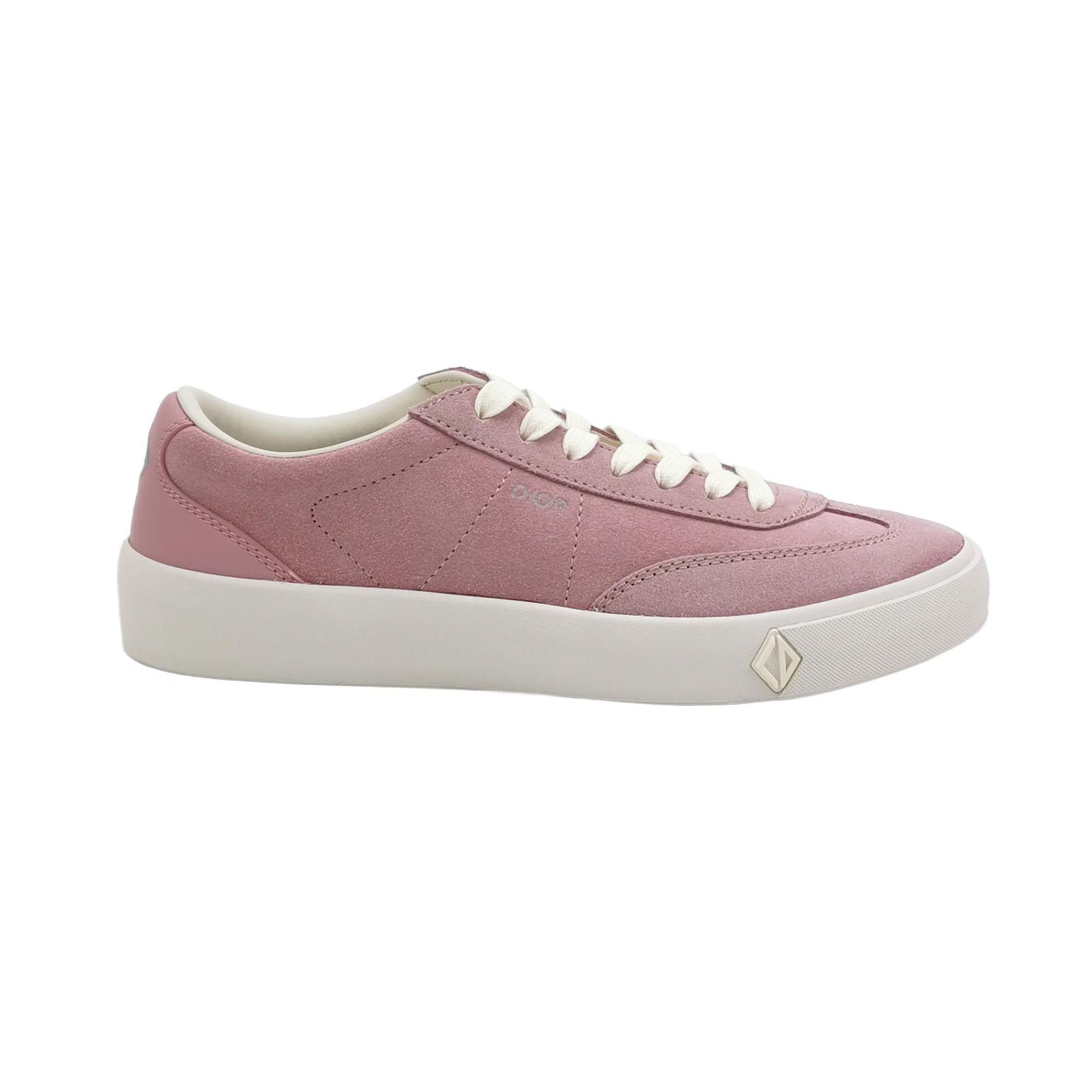 Dior Dior Pink Suede B101 Low-Top Sneakers EU 40 Size US 7 / EU 40 - 2 Thumbnail