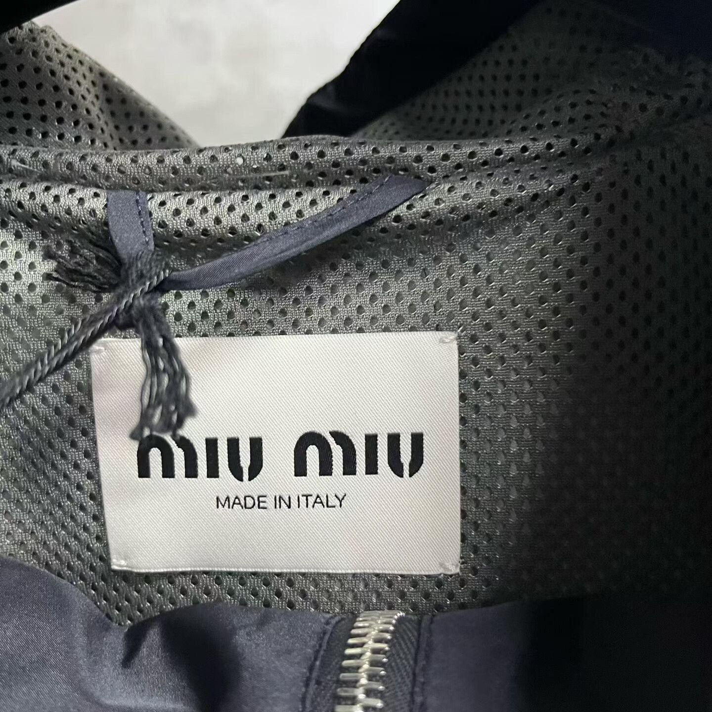 Miu Miu Miu Miu Striped Oversized Blue Jacket XS Women Size XS / US 0-2 / IT 36-38 - 2 Thumbnail