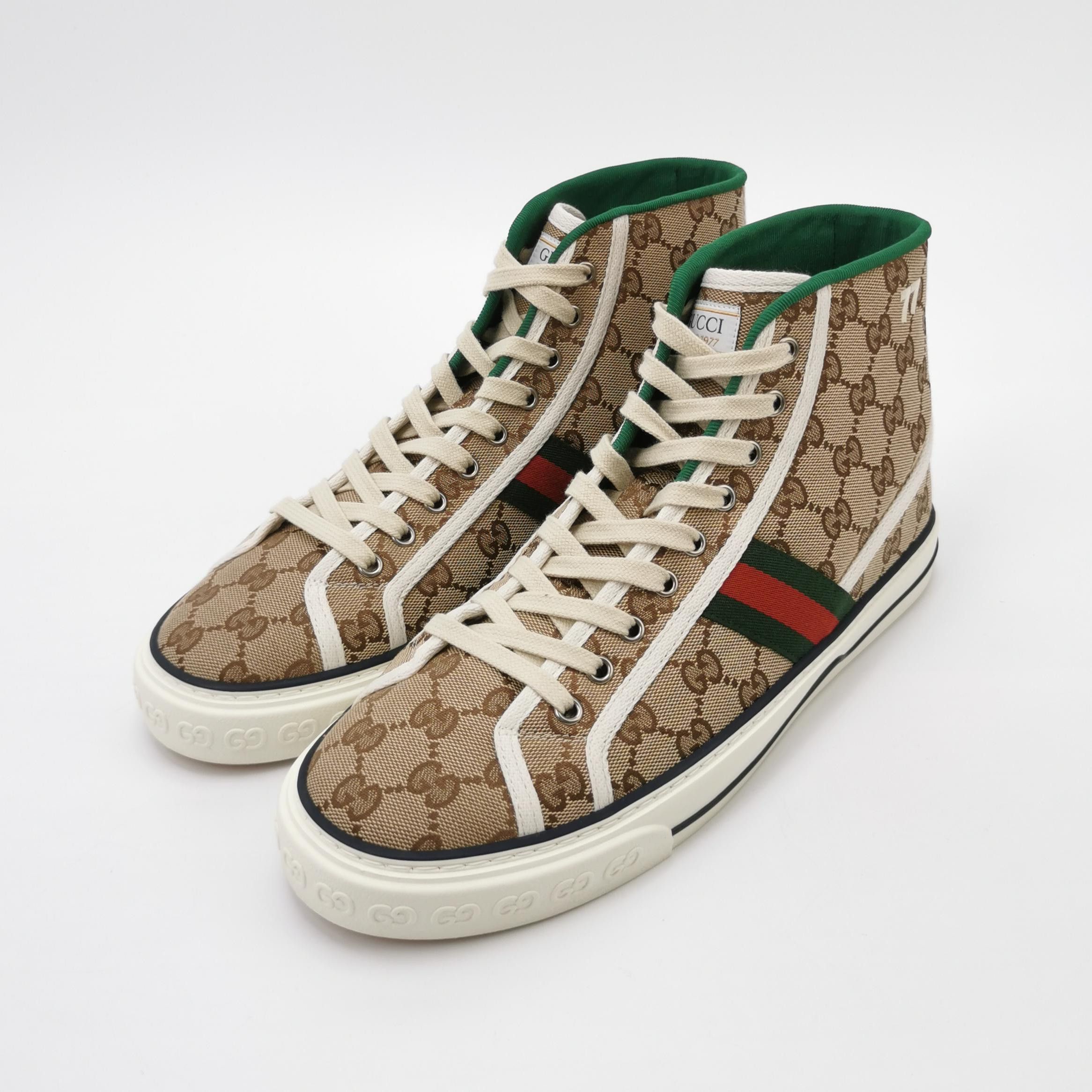 Gucci Gucci Tennis 1977 GG Monogram Canvas Sneakers Size 10 Size US 10 / EU 43 - 3 Thumbnail