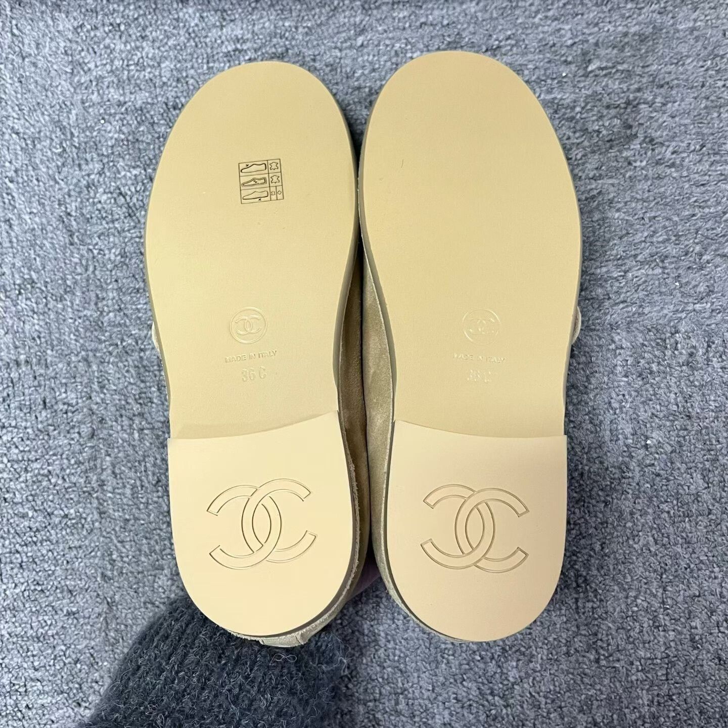 Chanel Chanel Beige Lowtop Sneakers us_6 Women Size US 6 / IT 36 - 6 Thumbnail