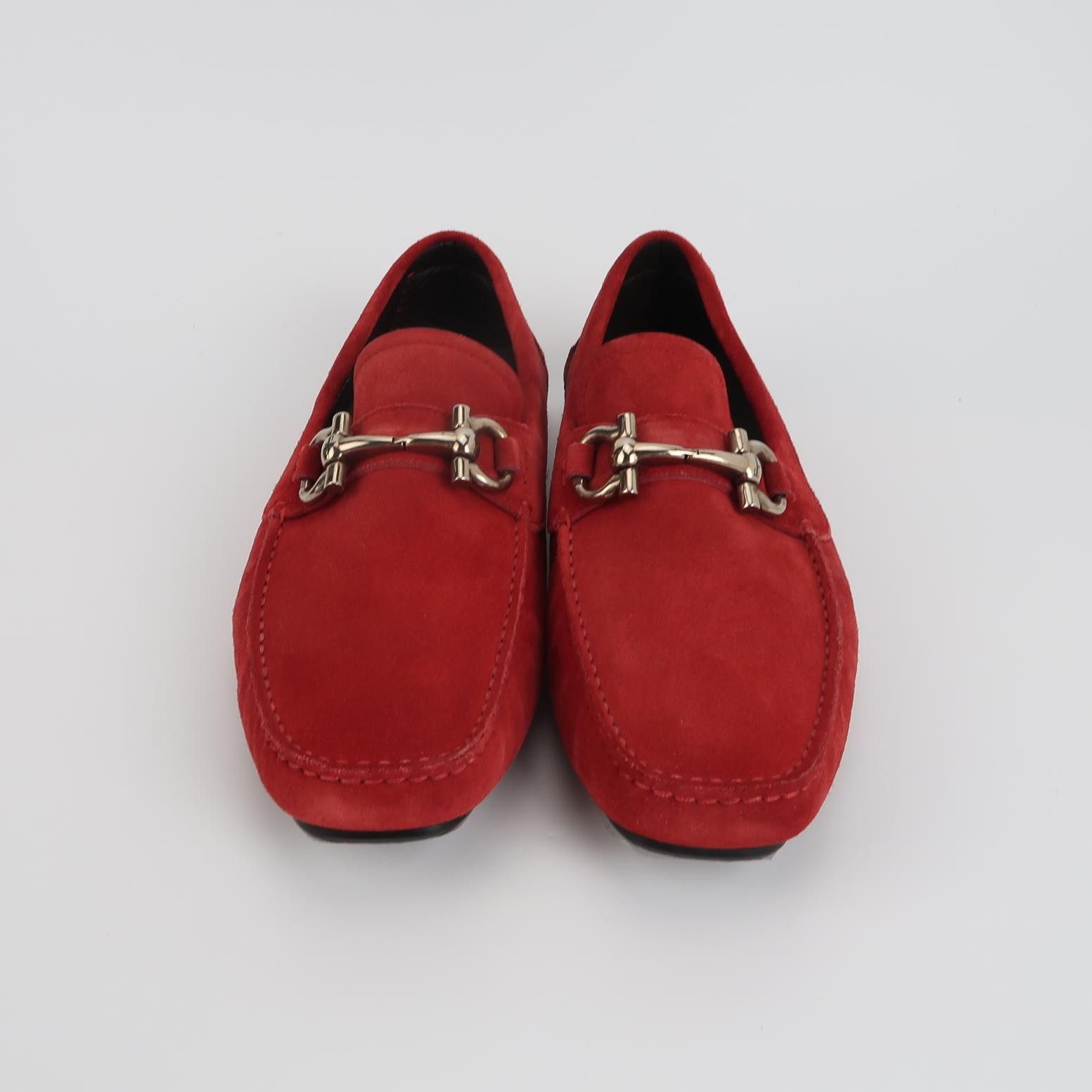 Salvatore Ferragamo Salvatore Ferragamo Suede Gancini Moccasins US 7 Size US 7 / EU 40 - 4 Thumbnail