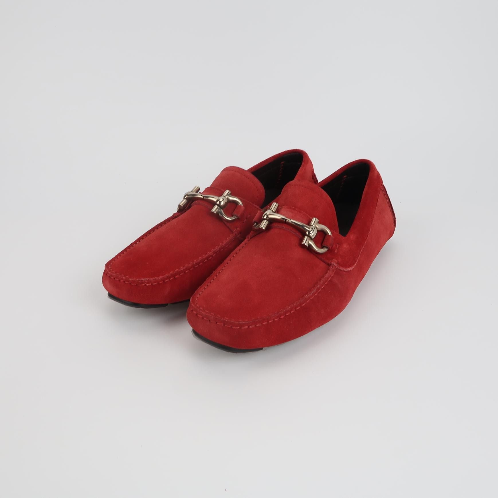Salvatore Ferragamo Salvatore Ferragamo Suede Gancini Moccasins US 7 Size US 7 / EU 40 - 3 Thumbnail