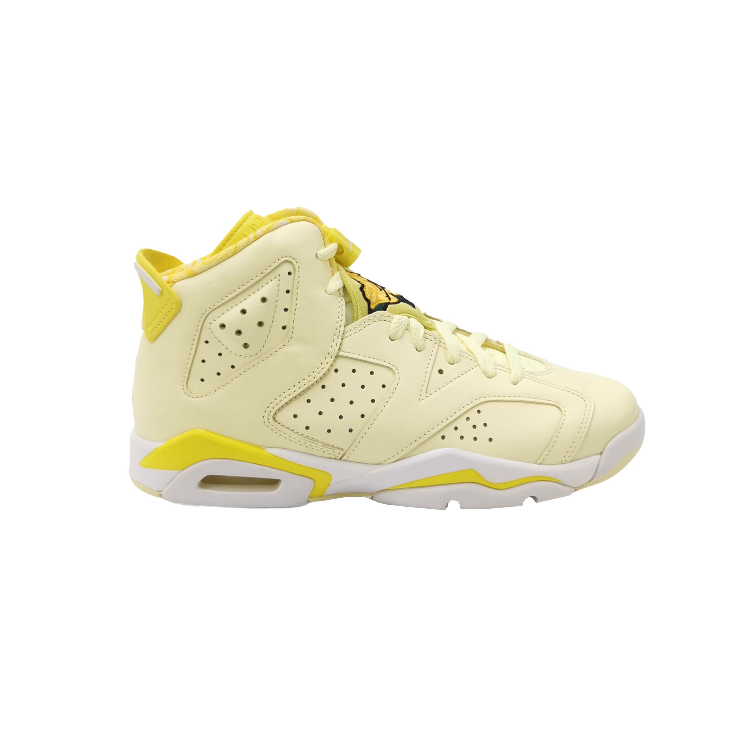 Nike Air Jordan 6 Citrus Floral Hi-Top Sneakers US 7 Size US 7 / EU 40 - 2 Thumbnail