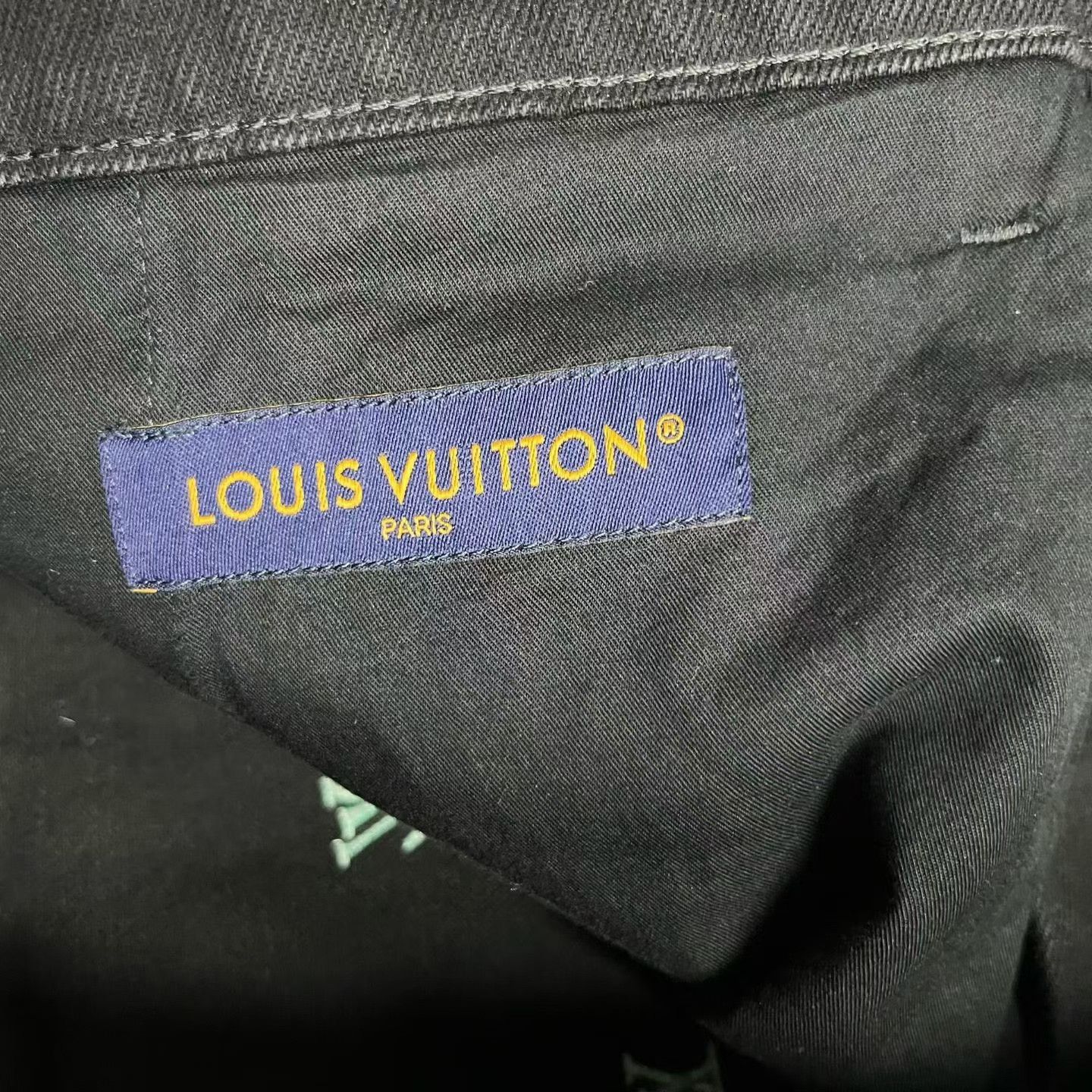 Louis Vuitton Louis Vuitton Retro Printed Black Denim Jeans29 Men Size US 29 - 4 Thumbnail