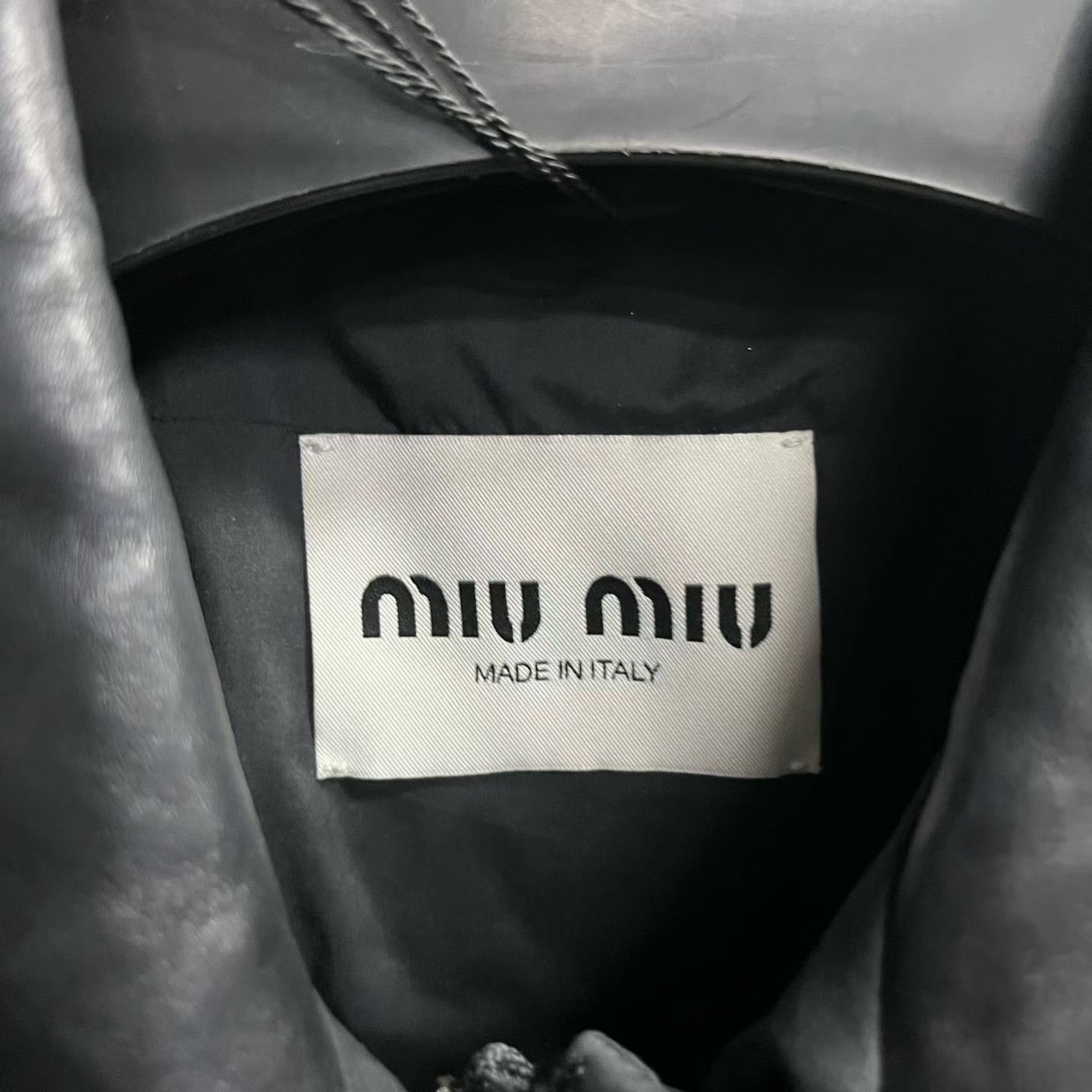 Miu Miu Miu Miu Down Oversized Black Down Jacket XS Women Size XS / US 0-2 / IT 36-38 - 5 Thumbnail