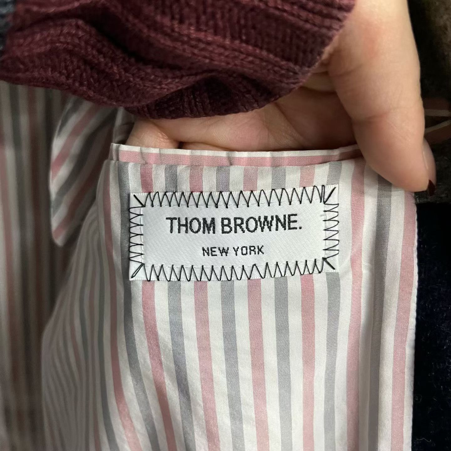 Thom Browne Thom Browne Striped Brown Light Jacket xxs Men Size US XXS / EU 40 - 3 Thumbnail