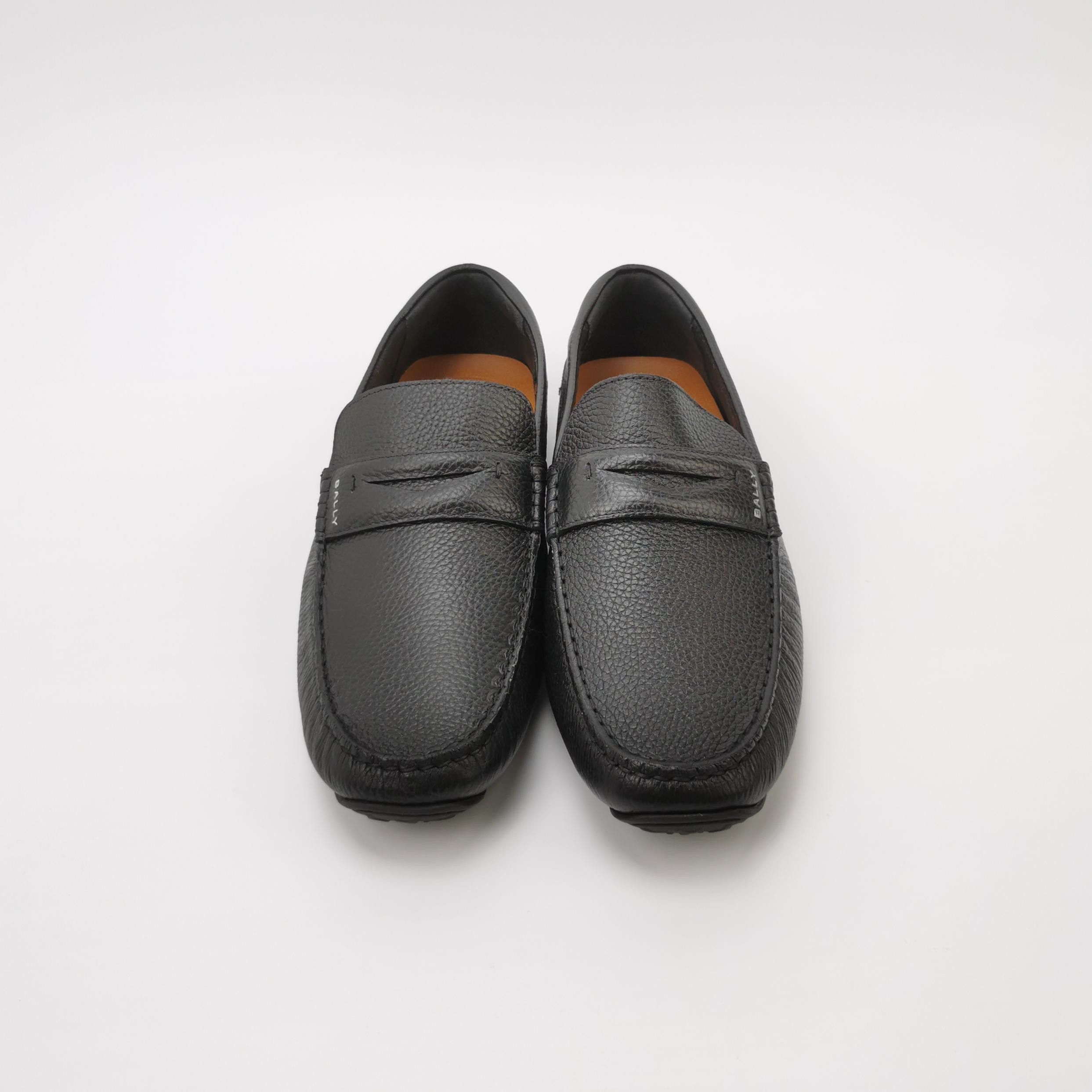Bally Bally Grained Leather Logo Loafers Size 10 Size US 10 / EU 43 - 4 Thumbnail