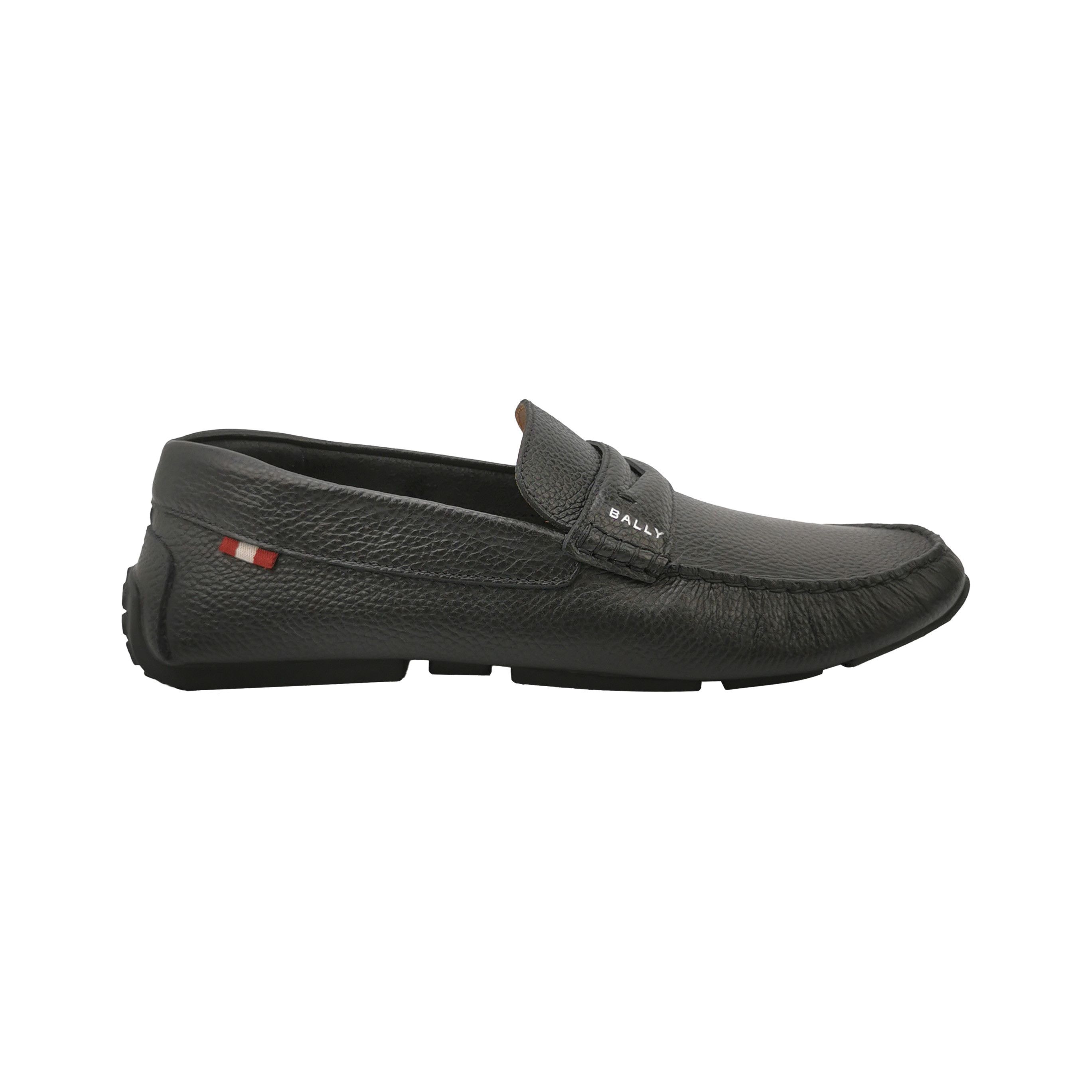 Bally Bally Grained Leather Logo Loafers Size 10 Size US 10 / EU 43 - 2 Thumbnail