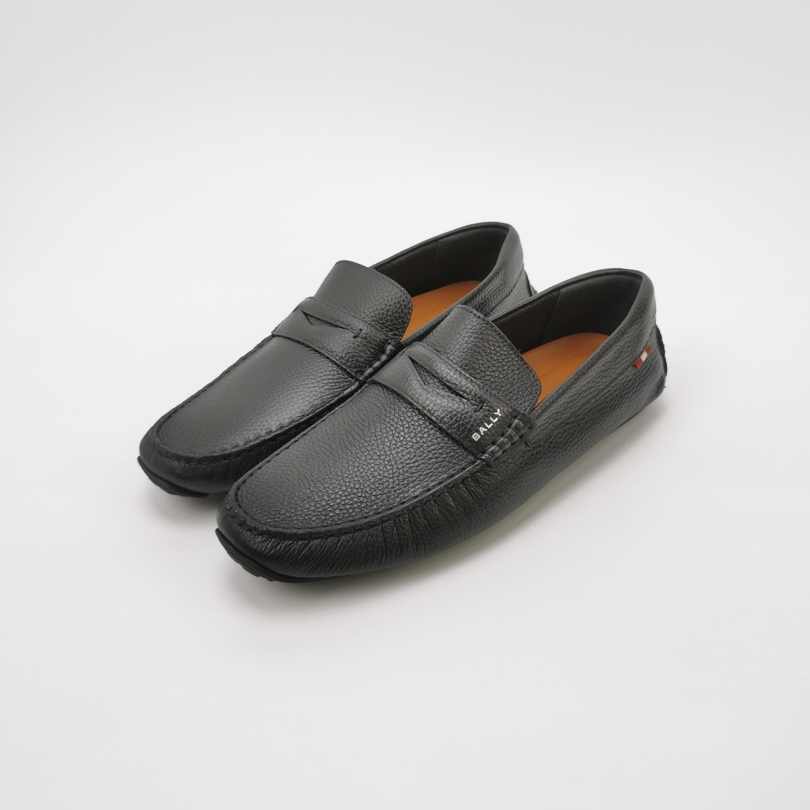 Bally Bally Grained Leather Logo Loafers Size 10 Size US 10 / EU 43 - 3 Thumbnail