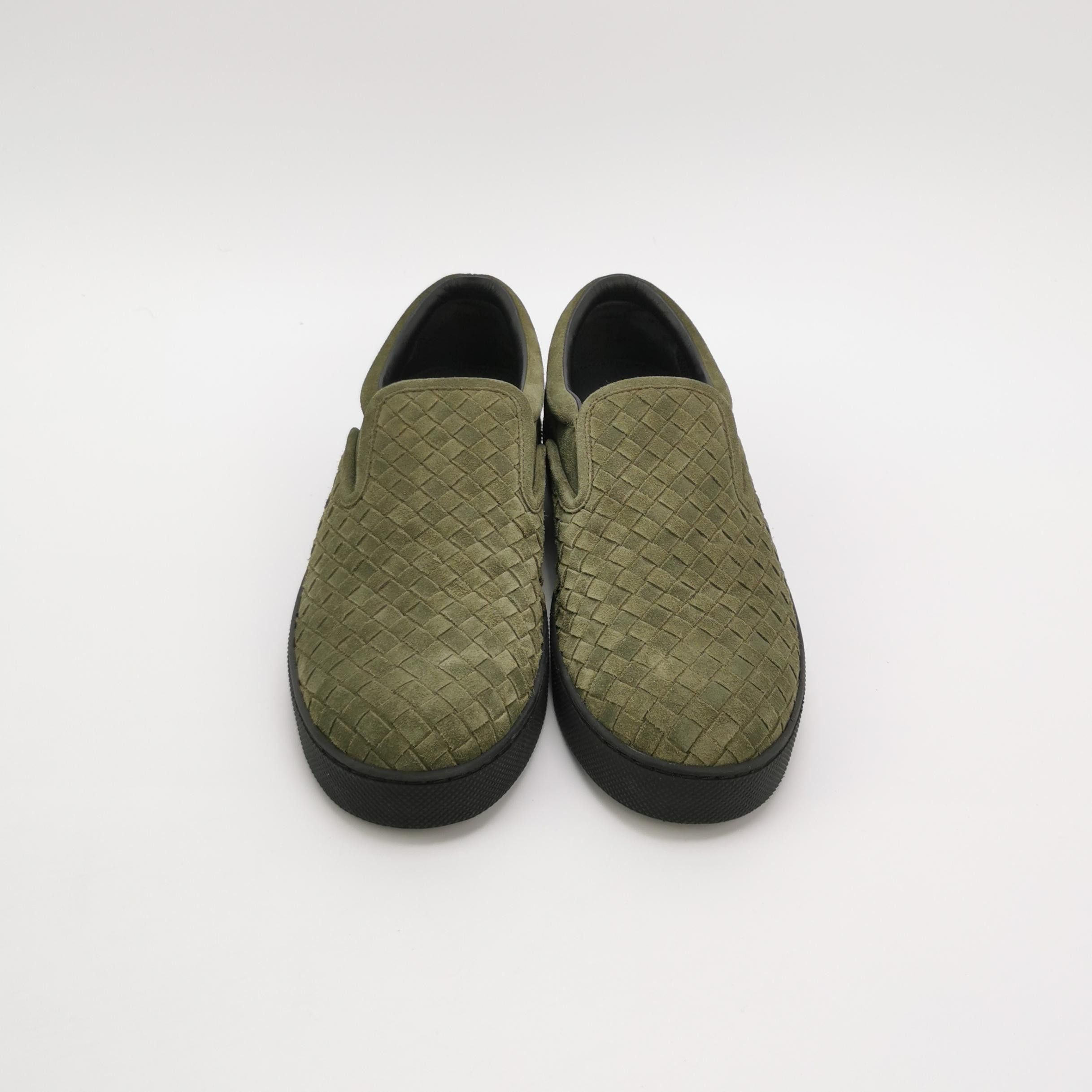 Bottega Veneta Bottega Veneta Intrecciato Suede Slip Ons 41.5 Size US 8 / EU 41 - 4 Thumbnail