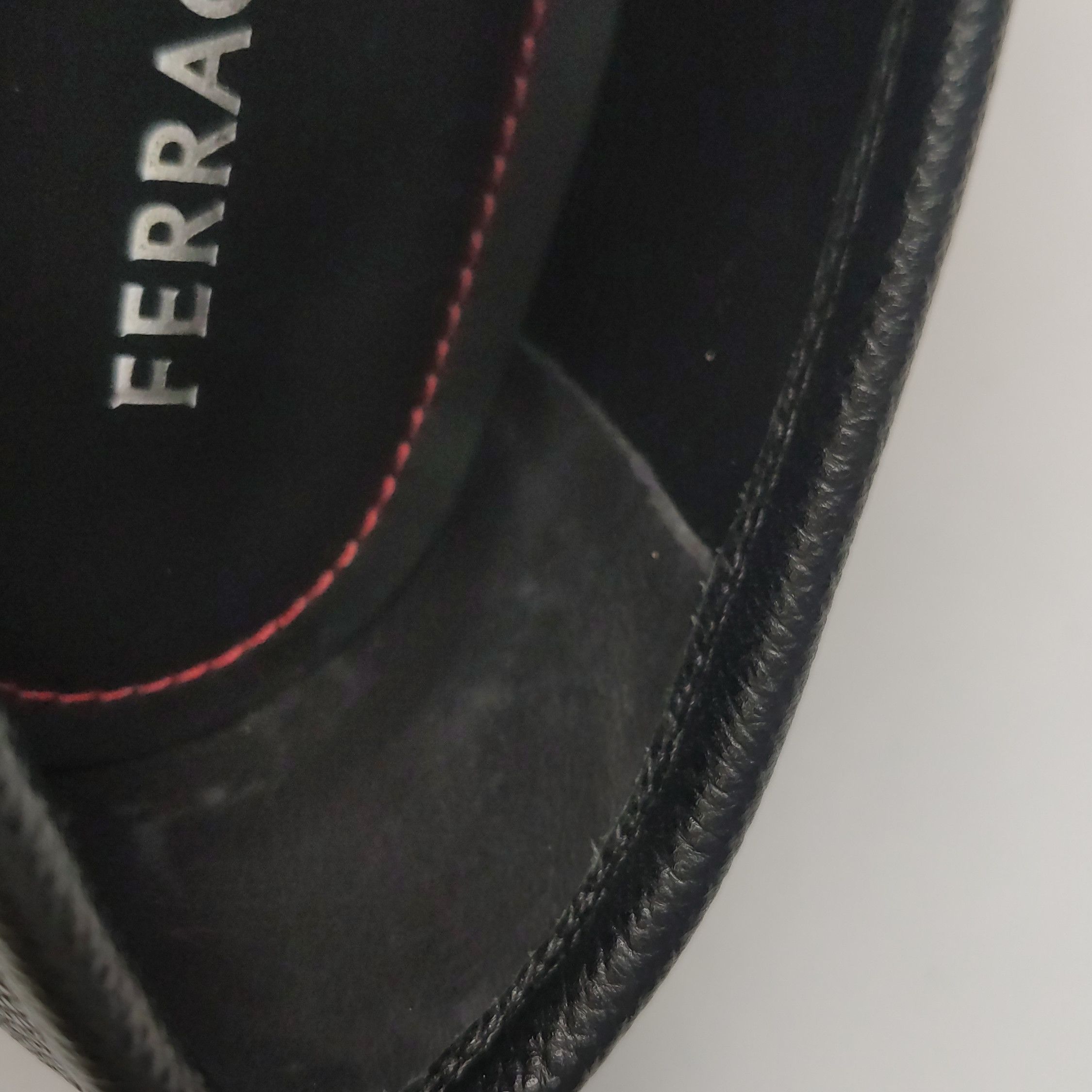 Salvatore Ferragamo Salvatore Ferragamo Gancini Grained Leather Loafers 41.5 Size US 8 / EU 41 - 9 Thumbnail
