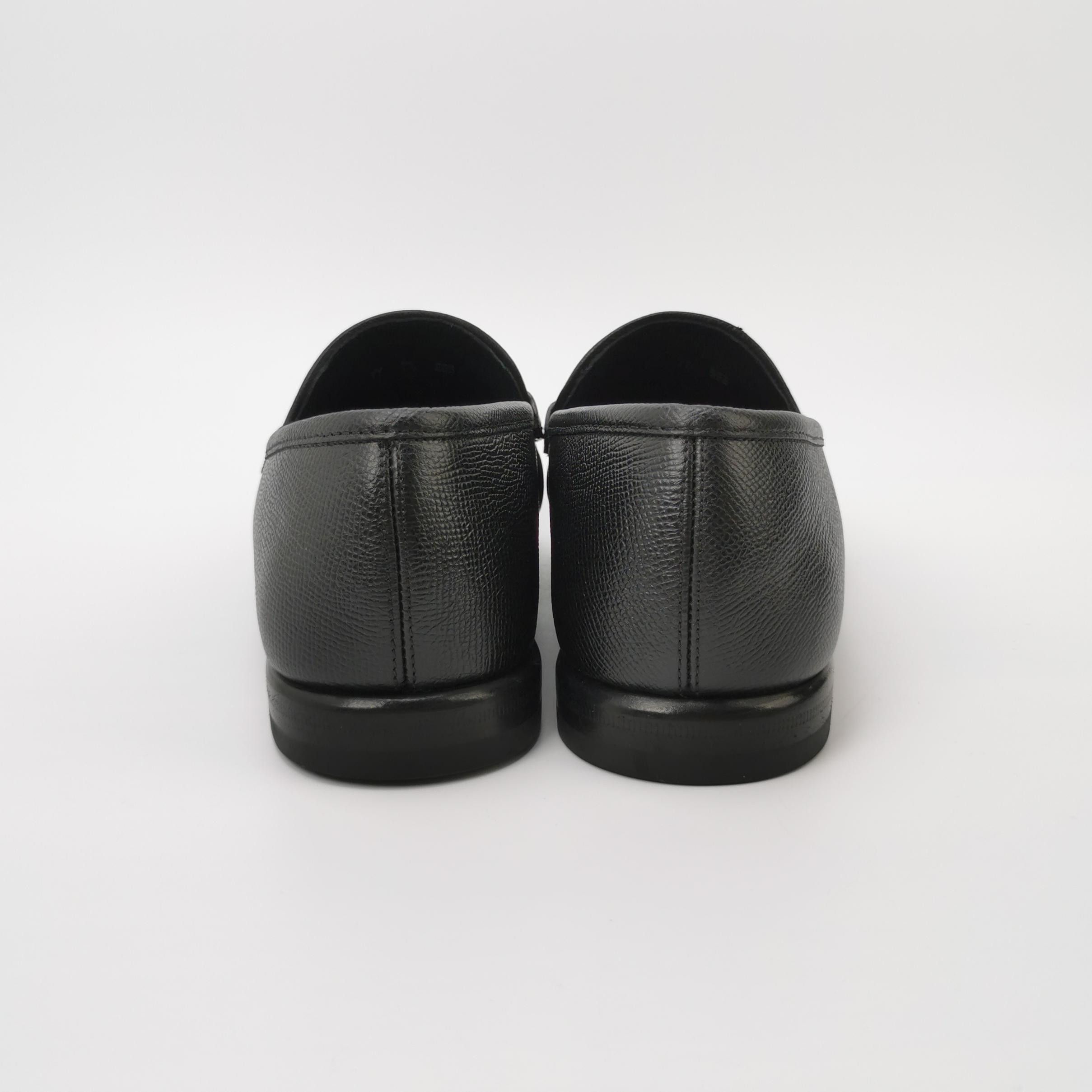 Salvatore Ferragamo Salvatore Ferragamo Gancini Grained Leather Loafers 41.5 Size US 8 / EU 41 - 5 Thumbnail