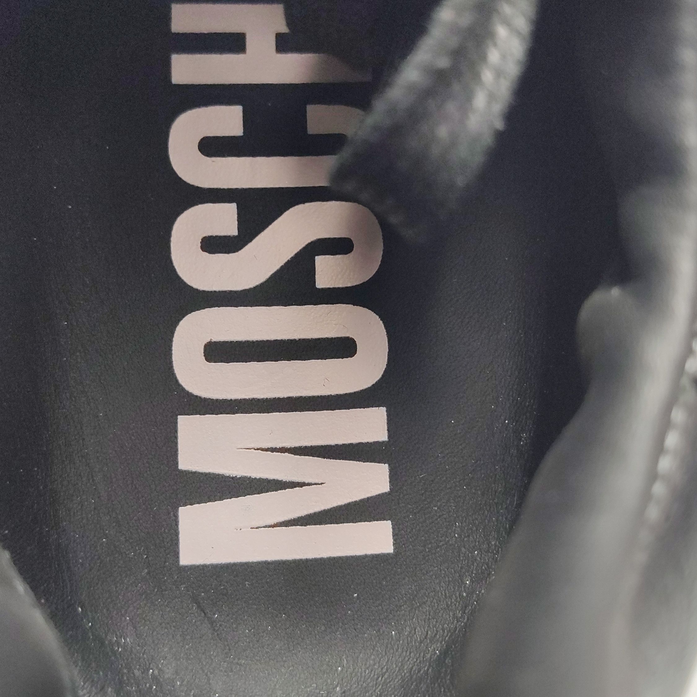 Moschino Moschino Logo Heel Leather Sneakers EU 42 Size US 9 / EU 42 - 11 Thumbnail