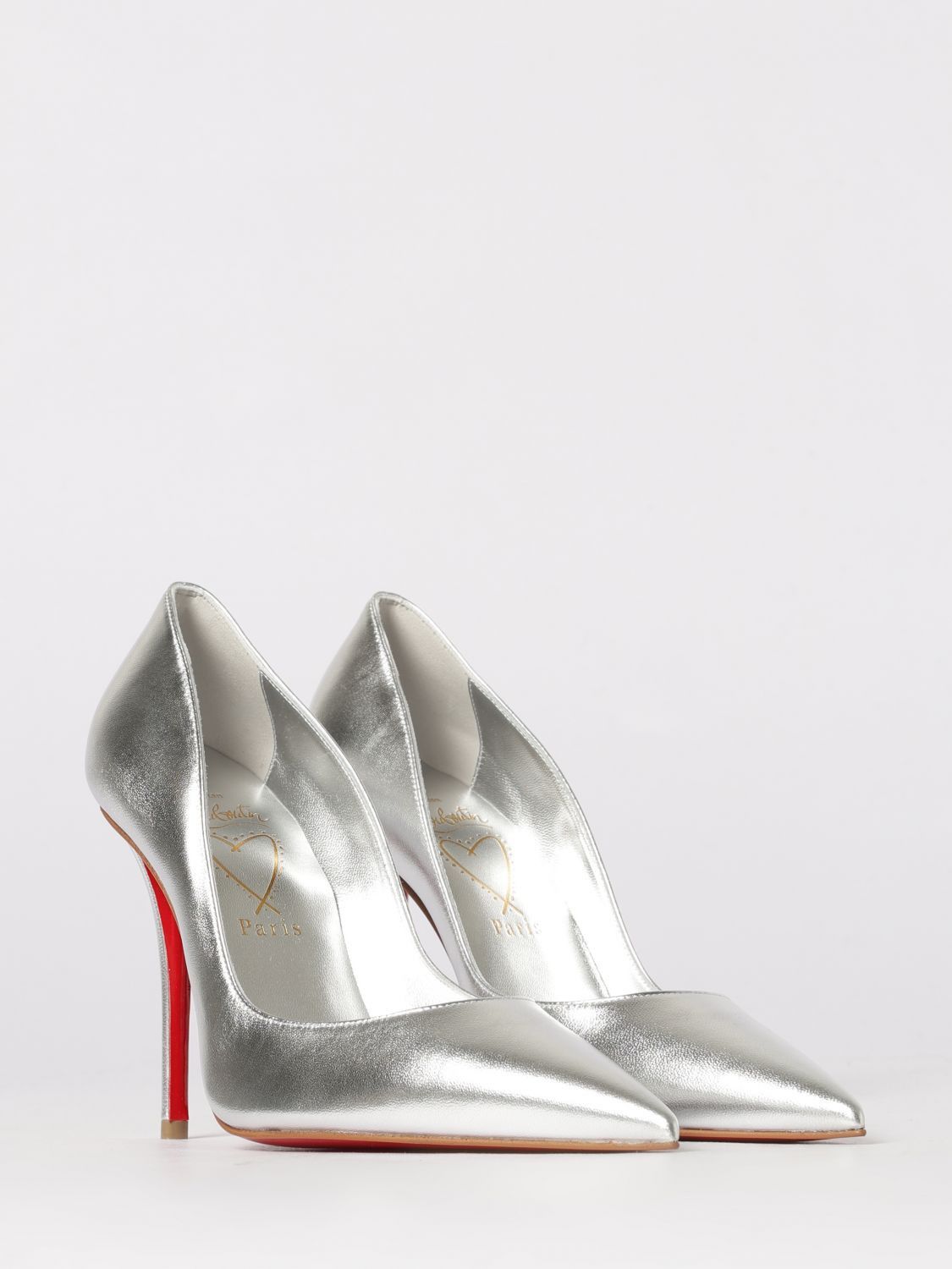 Christian Louboutin Christian Louboutin Pump Woman Silver Size US 9 / IT 39 - 2 Thumbnail