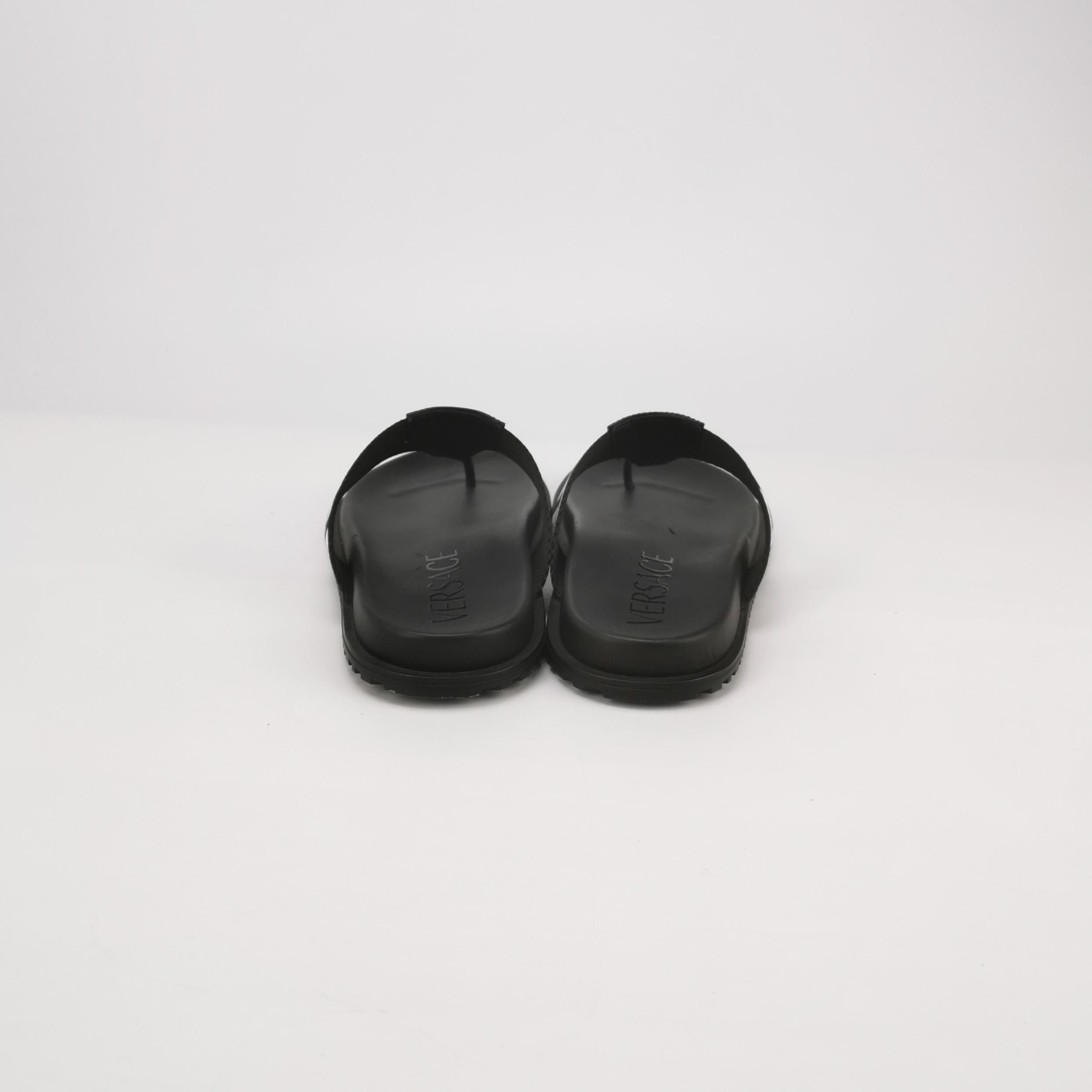 Versace Versace Greca Pattern Leather Thong Sandals 40 Size US 7 / EU 40 - 5 Thumbnail