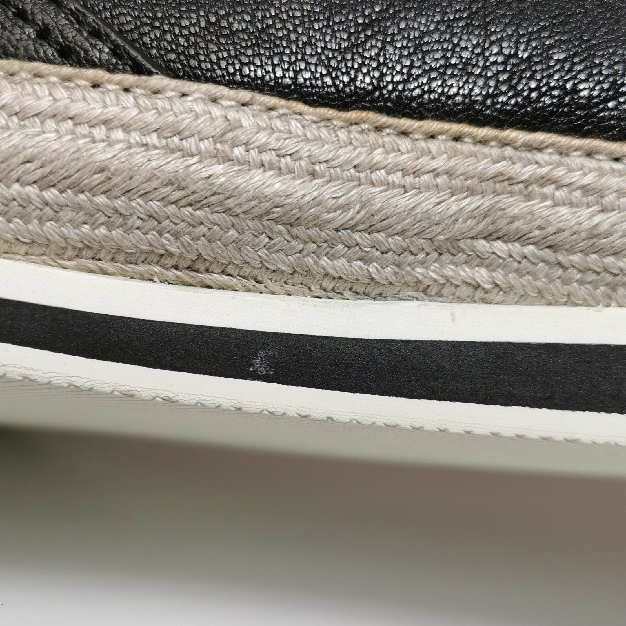 Prada Prada Leather Espadrille Slip Ons 42.5 Size US 9 / EU 42 - 8 Thumbnail