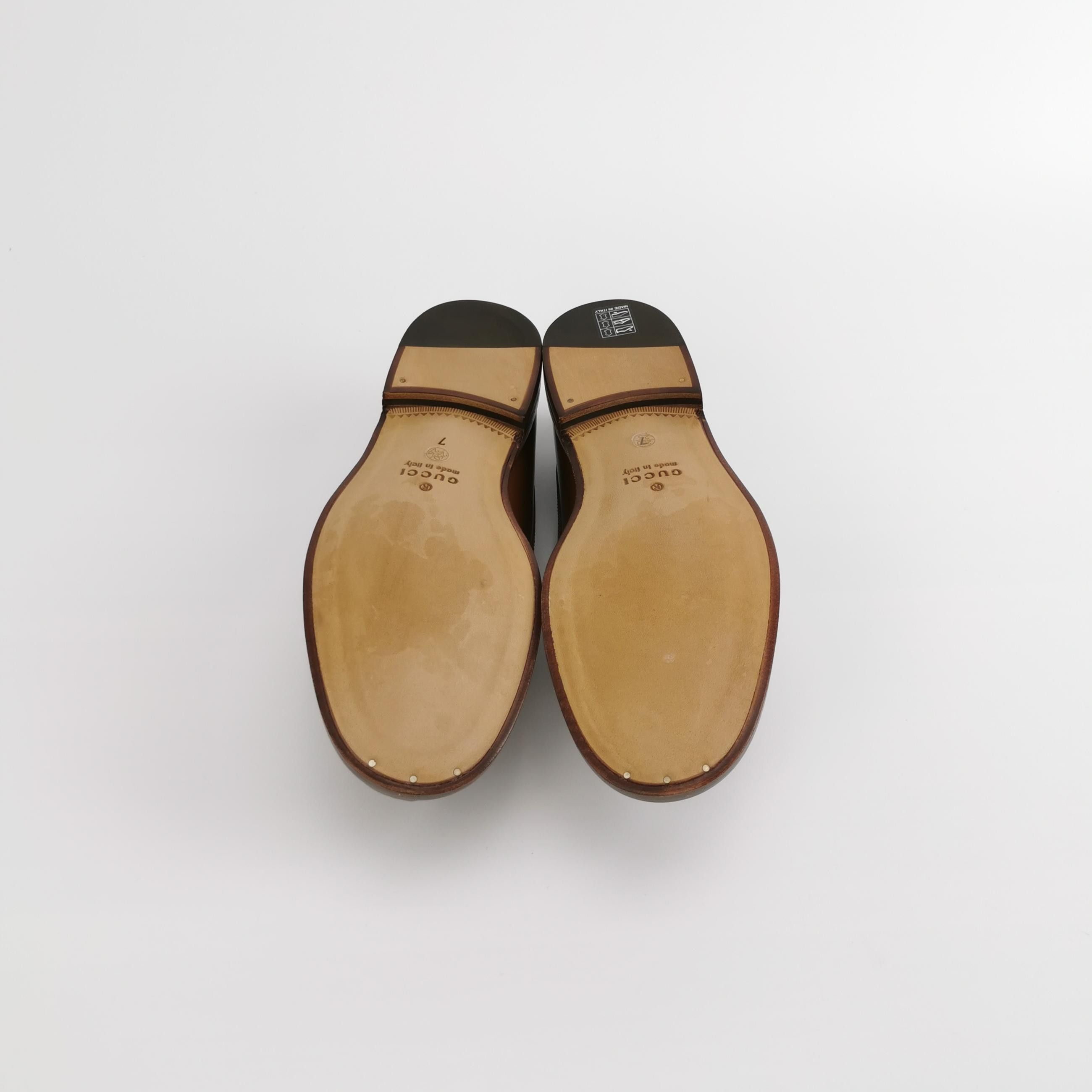 Gucci Gucci Interlocking G Leather Loafers 7 Size US 8 / EU 41 - 6 Thumbnail