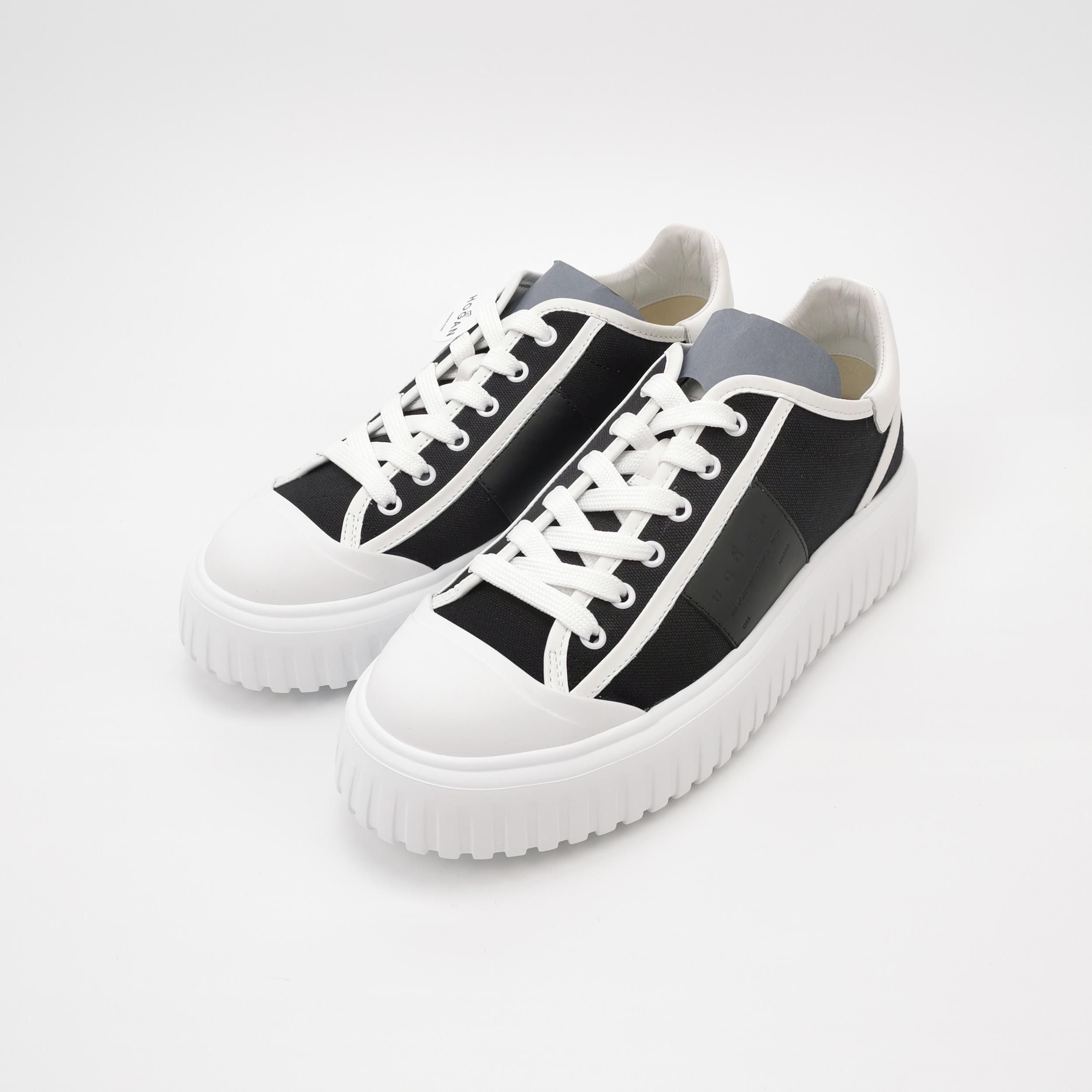Hogan Hogan Leather Canvas Low-Top Sneakers 6.5 Size US 7 / EU 40 - 3 Thumbnail