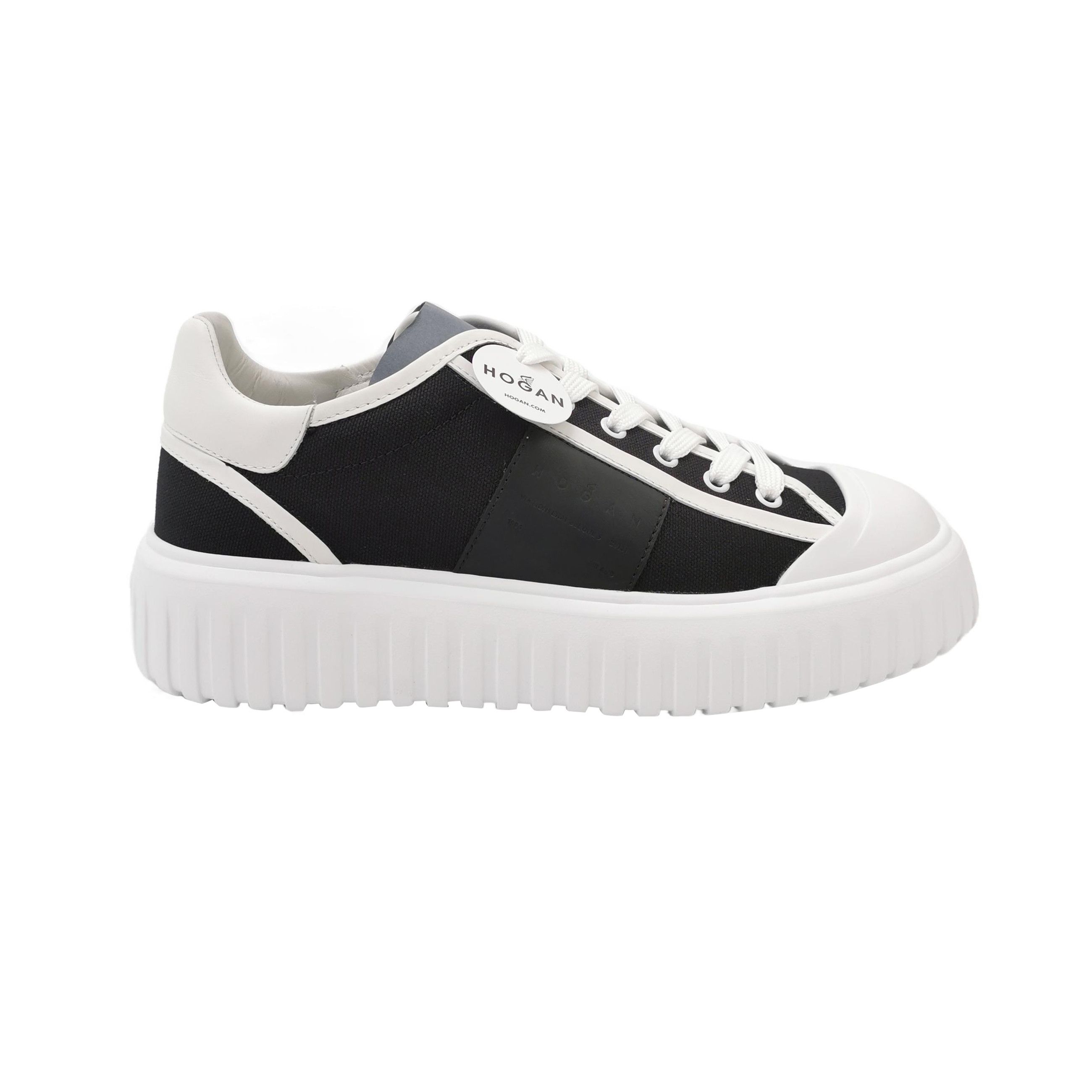 Hogan Hogan Leather Canvas Low-Top Sneakers 6.5 Size US 7 / EU 40 - 2 Thumbnail