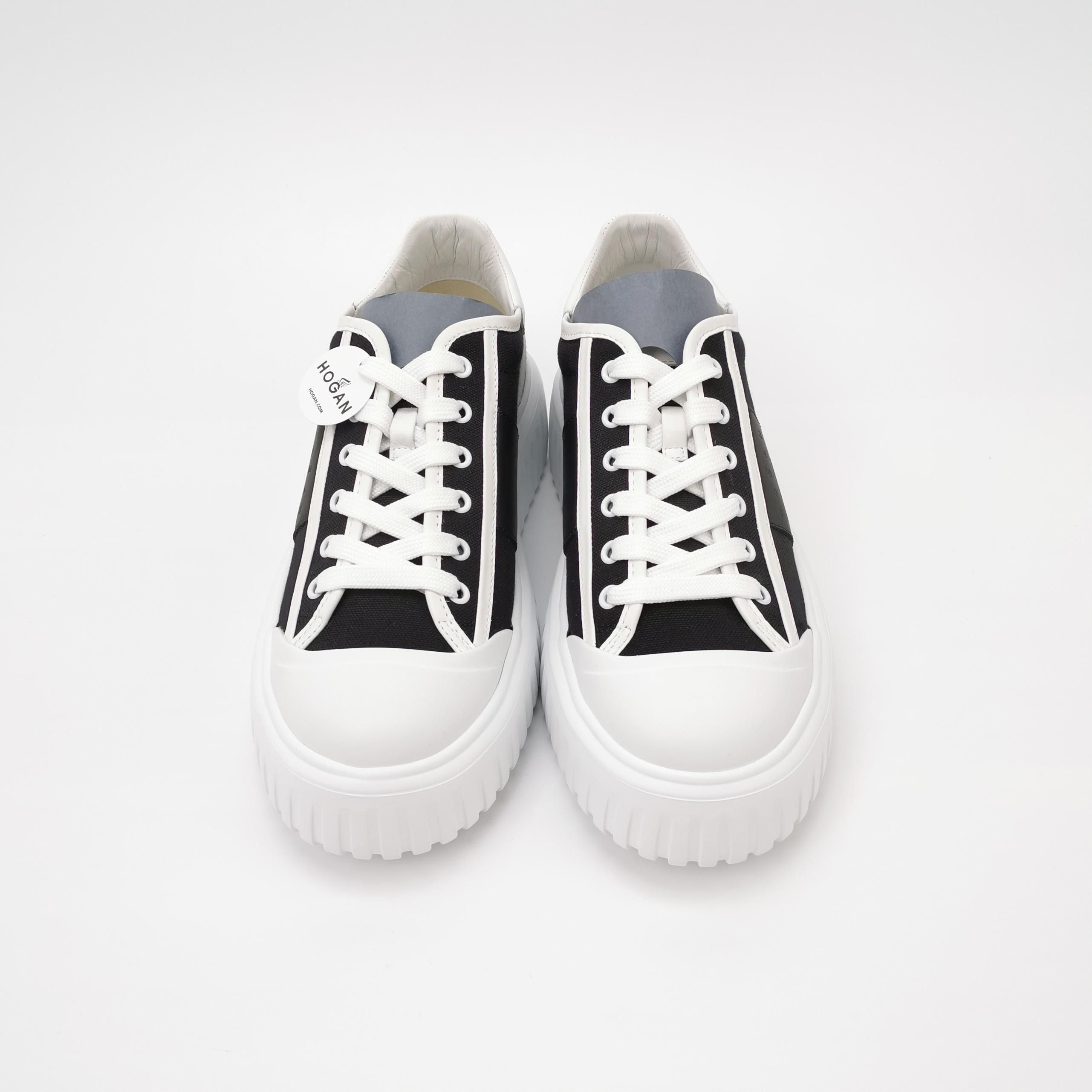 Hogan Hogan Leather Canvas Low-Top Sneakers 6.5 Size US 7 / EU 40 - 4 Thumbnail
