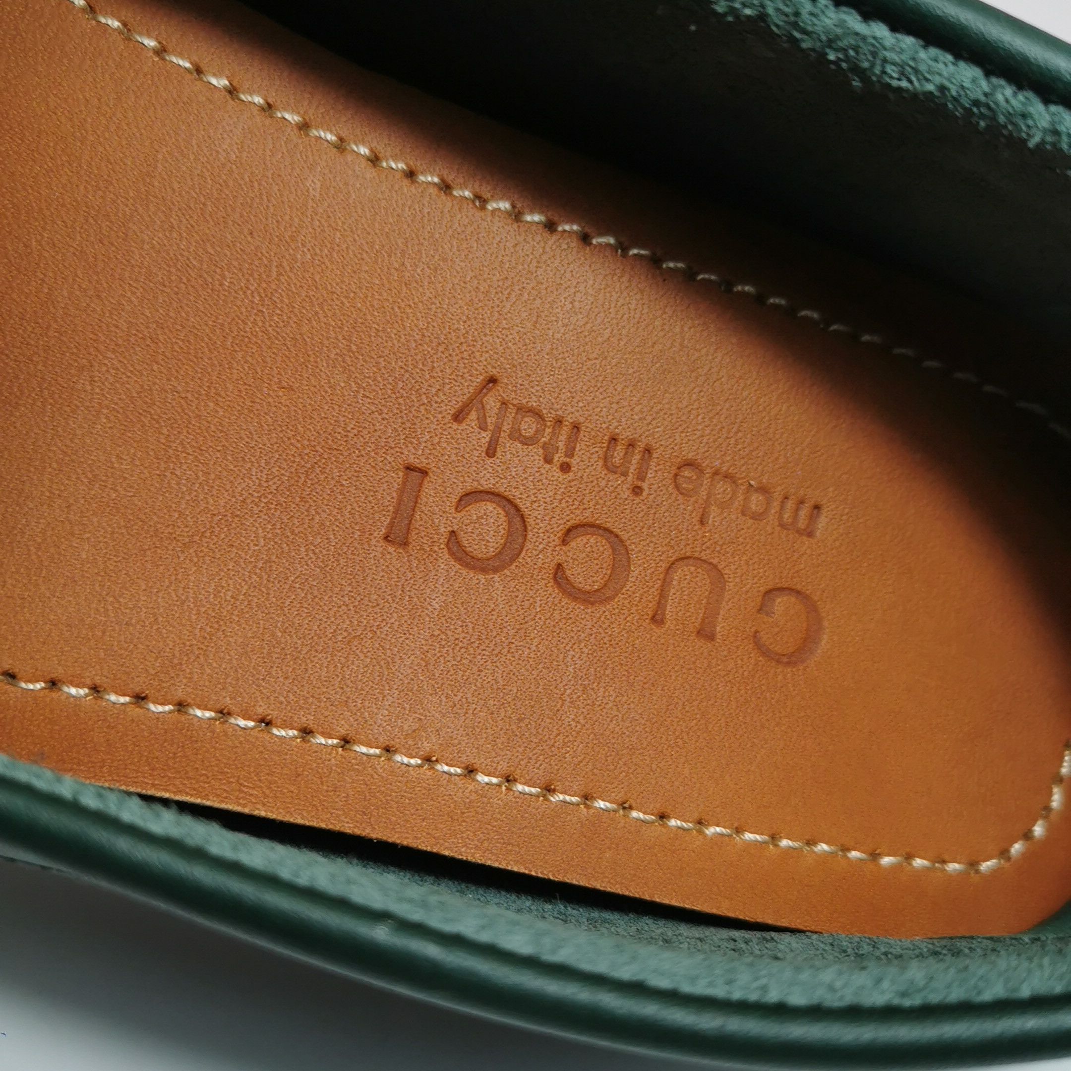 Gucci Gucci Interlocking G Leather Driver Loafers 38.5 Size US 5.5 / EU 38 - 12 Thumbnail