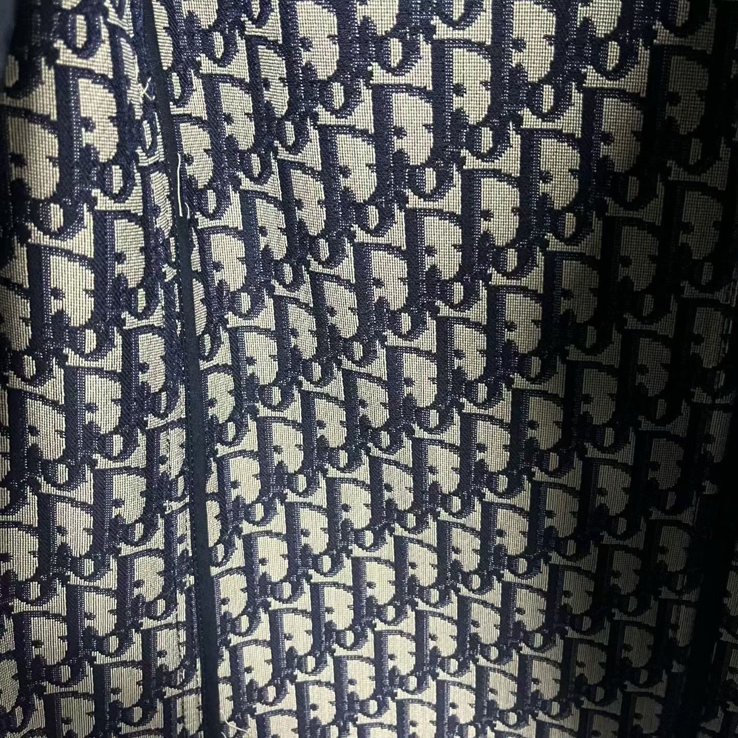 Dior Dior Printed Blue Coat S Women Size S / US 4 / IT 40 - 4 Thumbnail