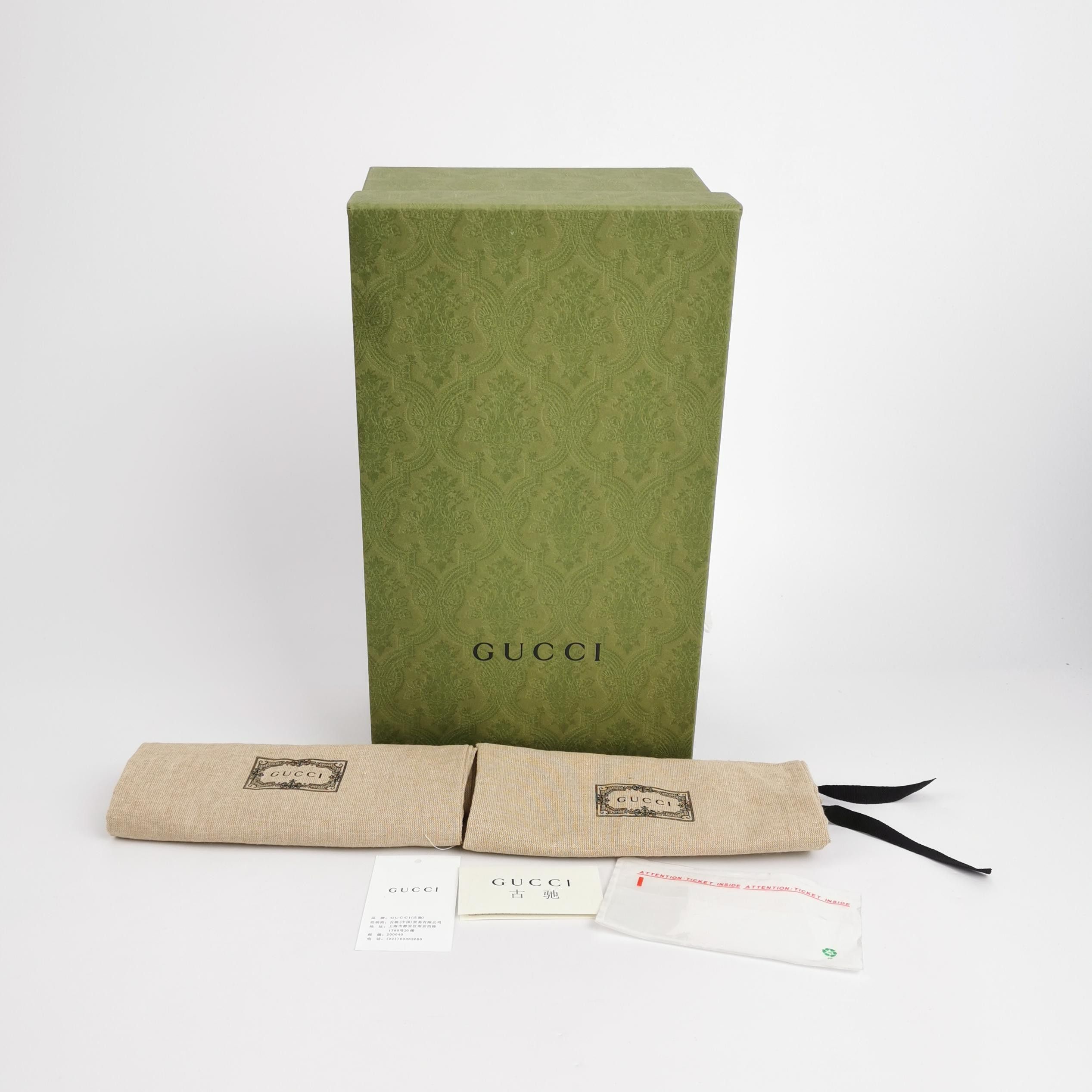 Gucci Gucci Green Leather Cutout G Drivers 42.5 Size US 9 / EU 42 - 7 Thumbnail
