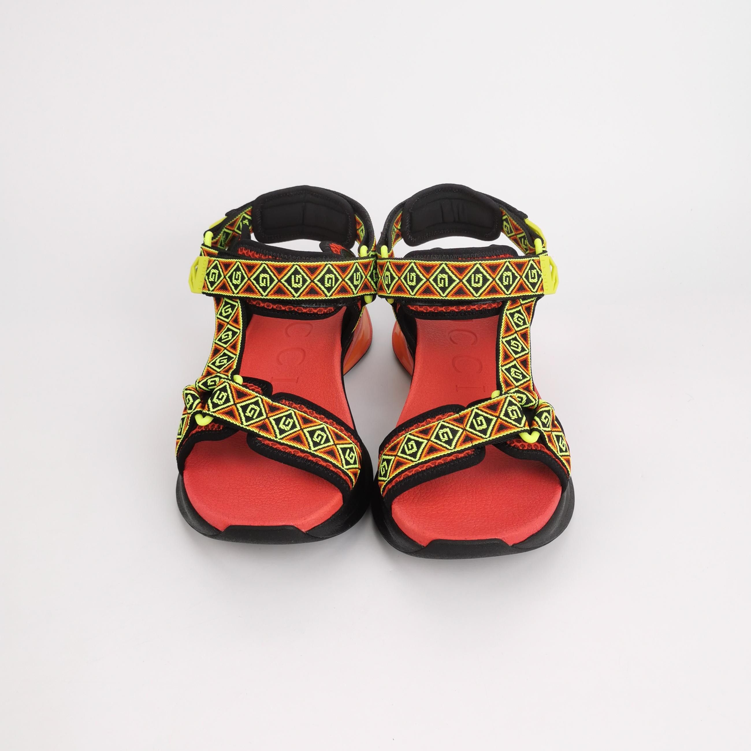 Gucci Gucci Logo Print Velcro Sandals 41 Size US 8 / EU 41 - 4 Thumbnail