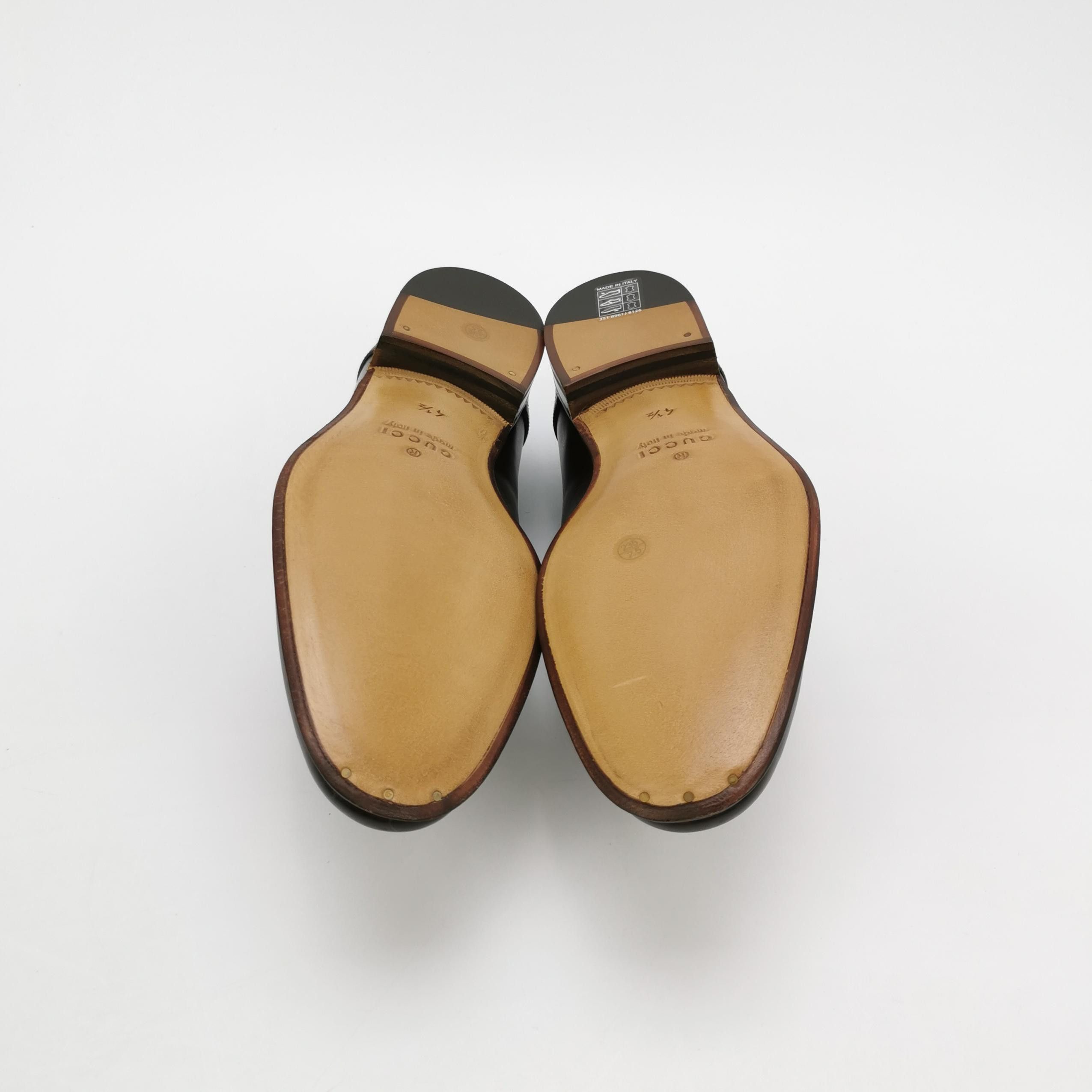 Gucci Gucci Interlocking G Leather Loafers 38.5 Size US 5.5 / EU 38 - 6 Thumbnail