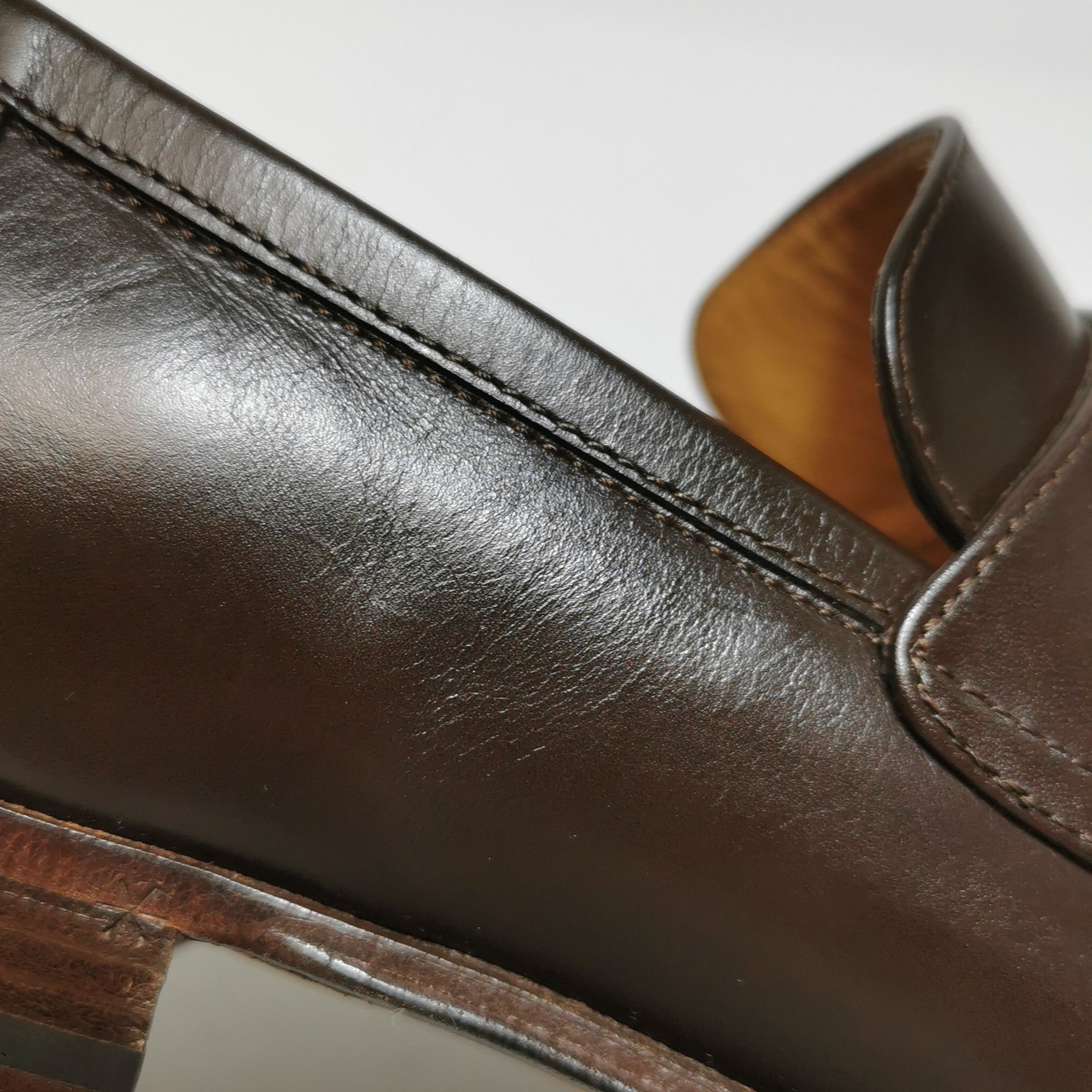Gucci Gucci Interlocking G Leather Loafers 38.5 Size US 5.5 / EU 38 - 12 Thumbnail