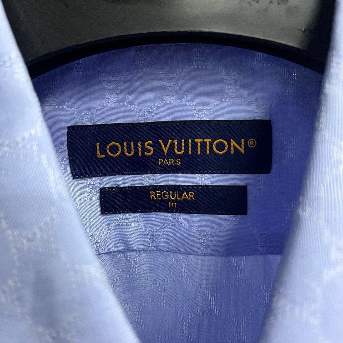 Louis Vuitton Louis Vuitton Blue Shirt xs Men Size US XS / EU 42 / 0 - 3 Thumbnail