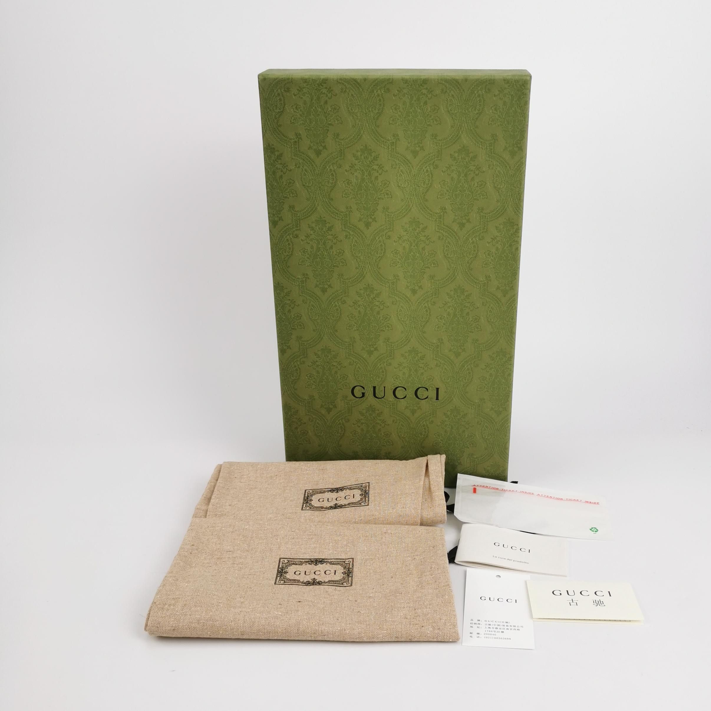 Gucci Gucci GG Web Stripe Leather Drivers US 12.5 Size US 12 / EU 45 - 7 Thumbnail