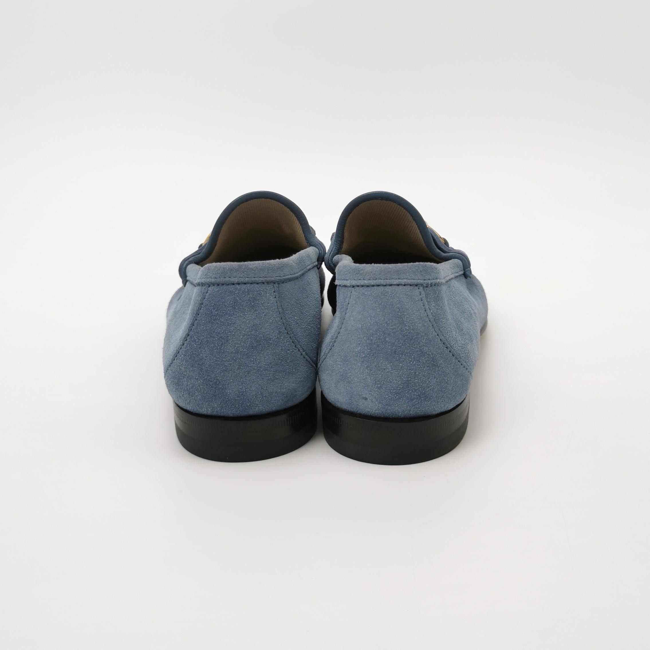 Gucci Gucci Blue Suede Horsebit Loafers 39 Size US 9 / IT 39 - 5 Thumbnail