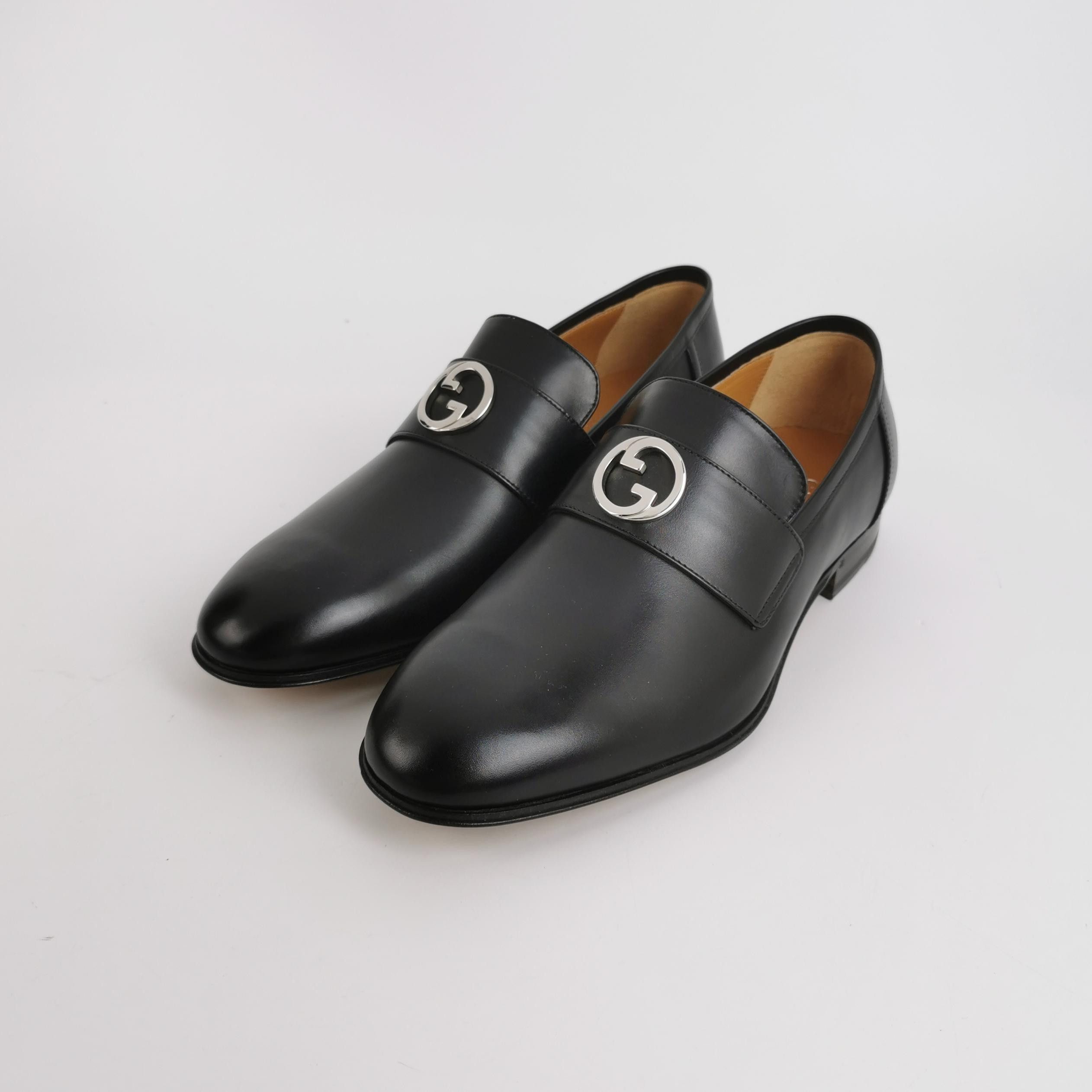 Gucci Gucci Interlocking G Leather Shoes 7.5 Size US 7 / EU 40 - 3 Thumbnail
