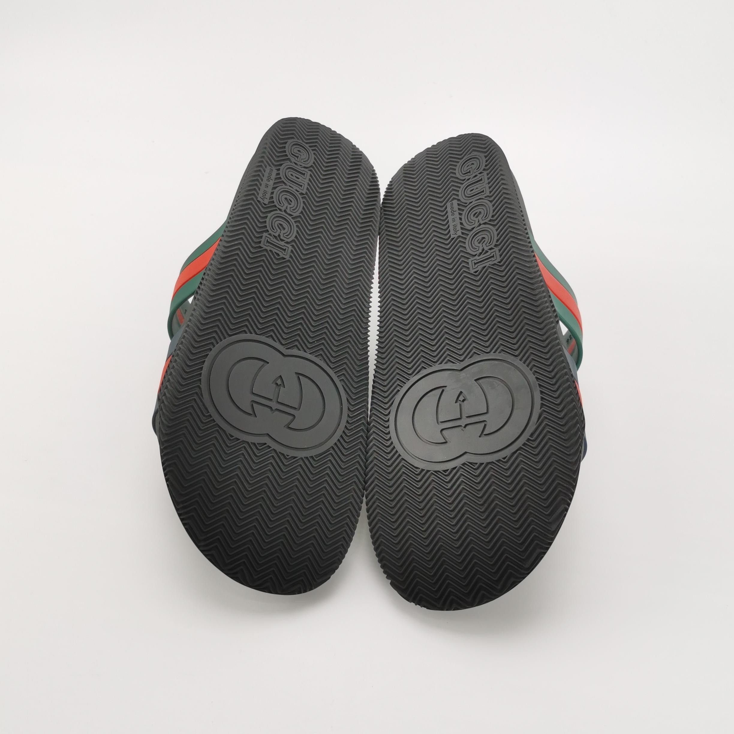 Gucci Gucci Striped Logo Slides Size 43 Size US 10 / EU 43 - 6 Thumbnail