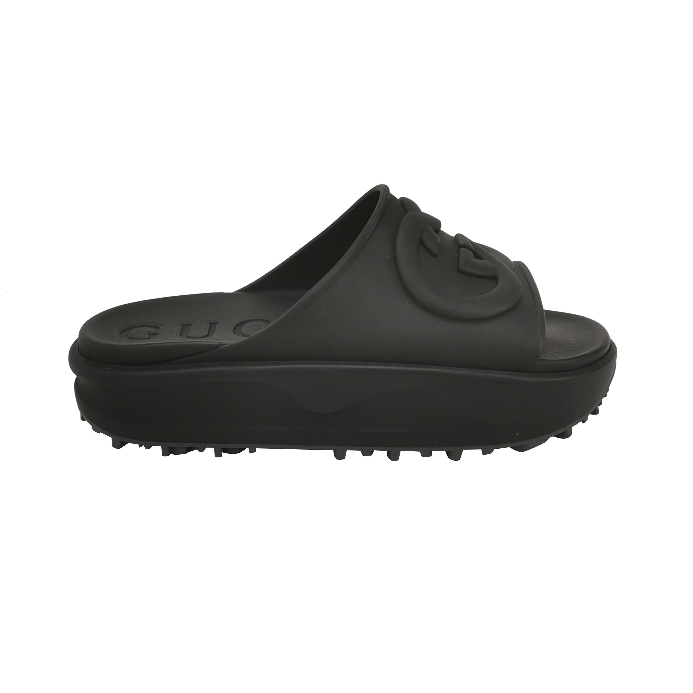 Gucci Gucci Interlocking G Platform Slides 40 Size US 9 / IT 39 - 2 Thumbnail