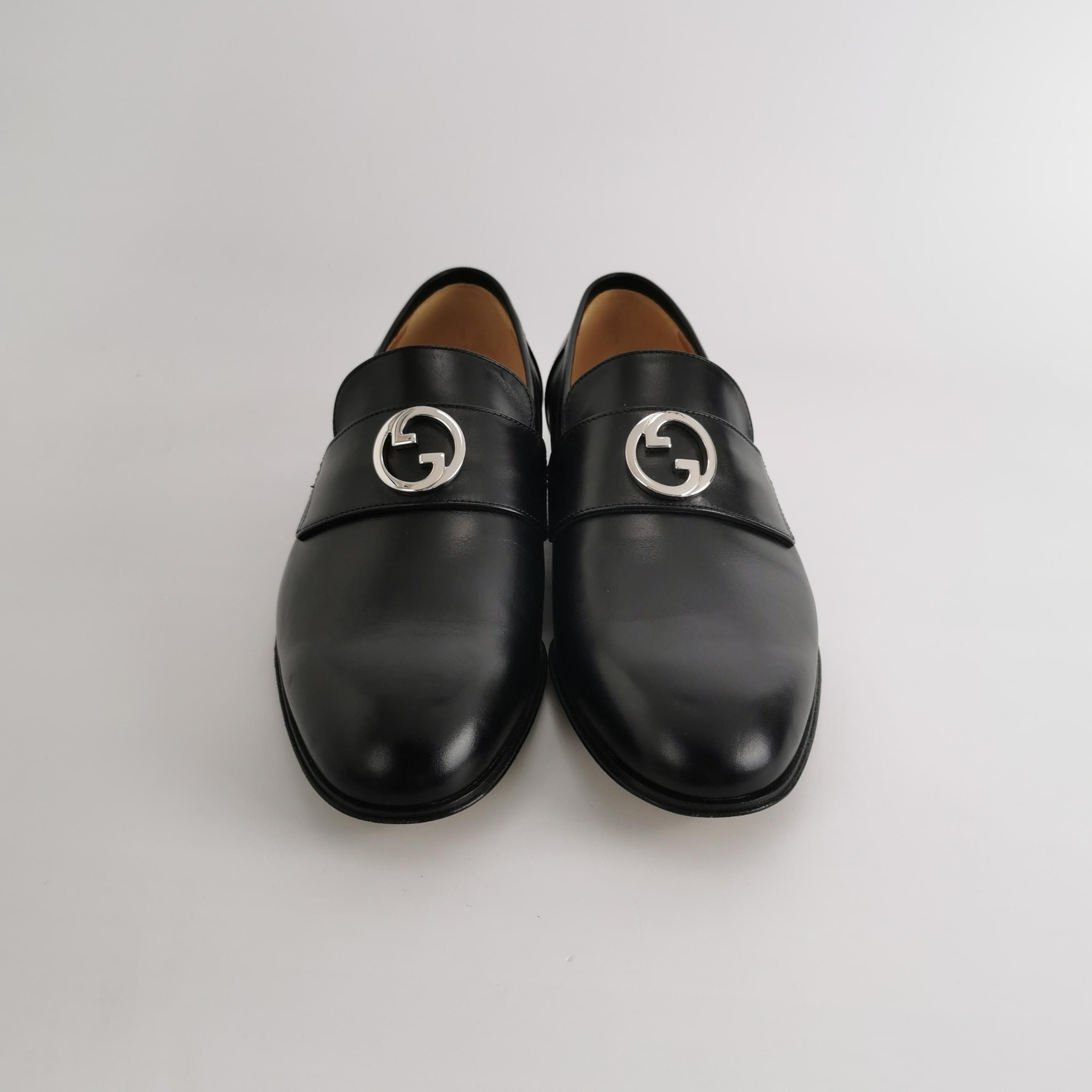 Gucci Gucci Interlocking G Leather Loafers Size 5.5 Size US 6 / EU 39 - 4 Thumbnail