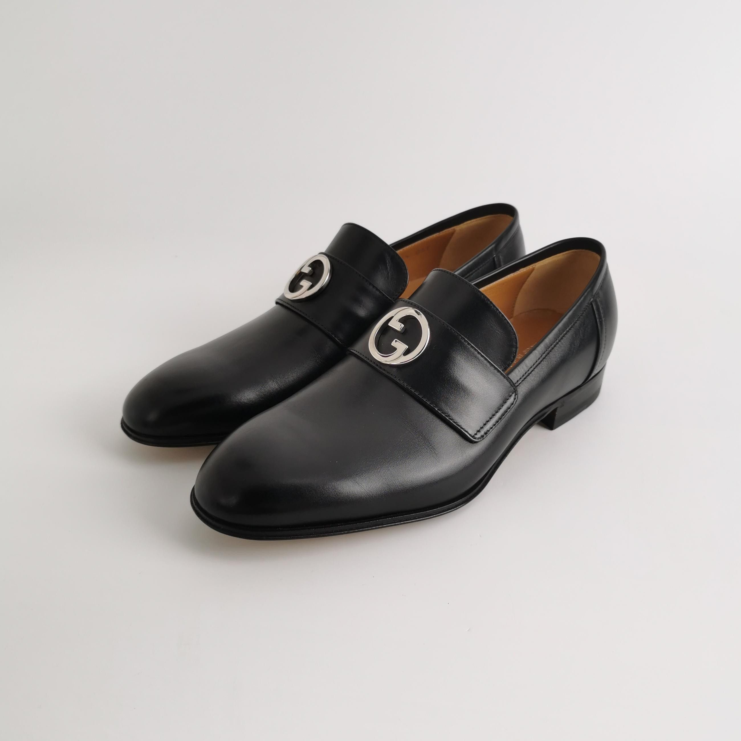 Gucci Gucci Interlocking G Leather Loafers Size 5.5 Size US 6 / EU 39 - 3 Thumbnail