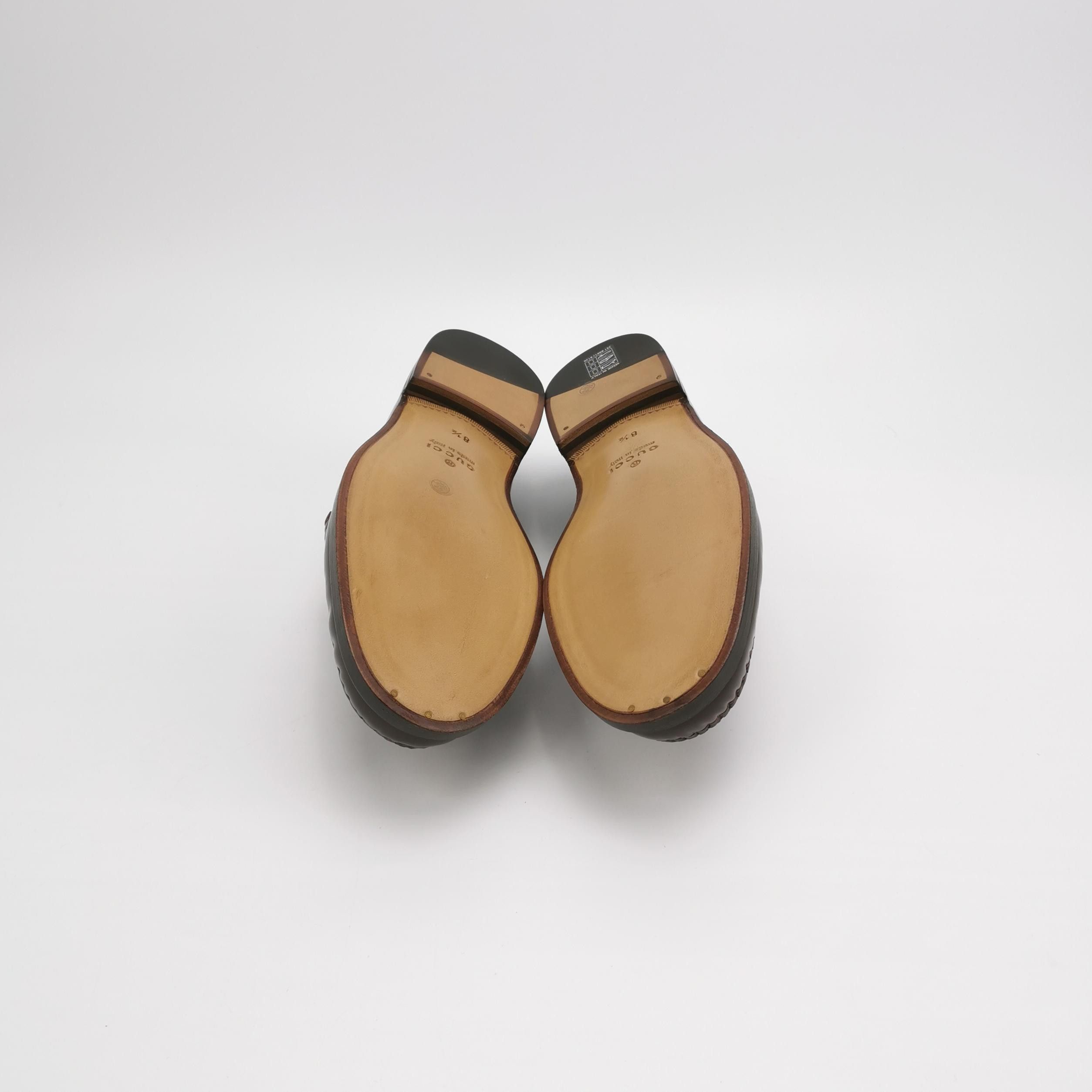 Gucci Gucci Interlocking G Leather Loafers Size 8.5 Size US 9 / EU 42 - 6 Thumbnail